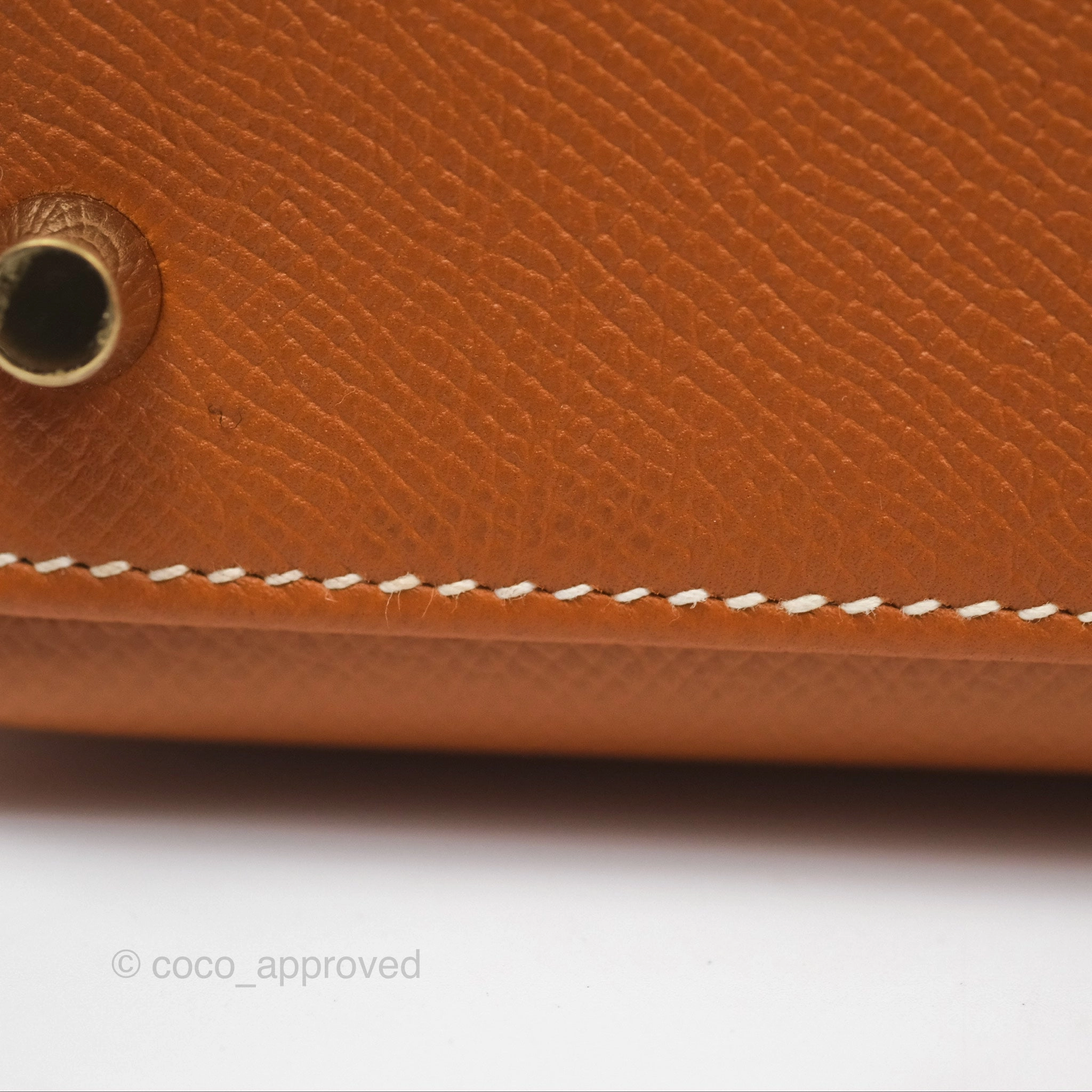 Herms Kelly 28 Sellier Gold 37 Epsom Gold Hardware