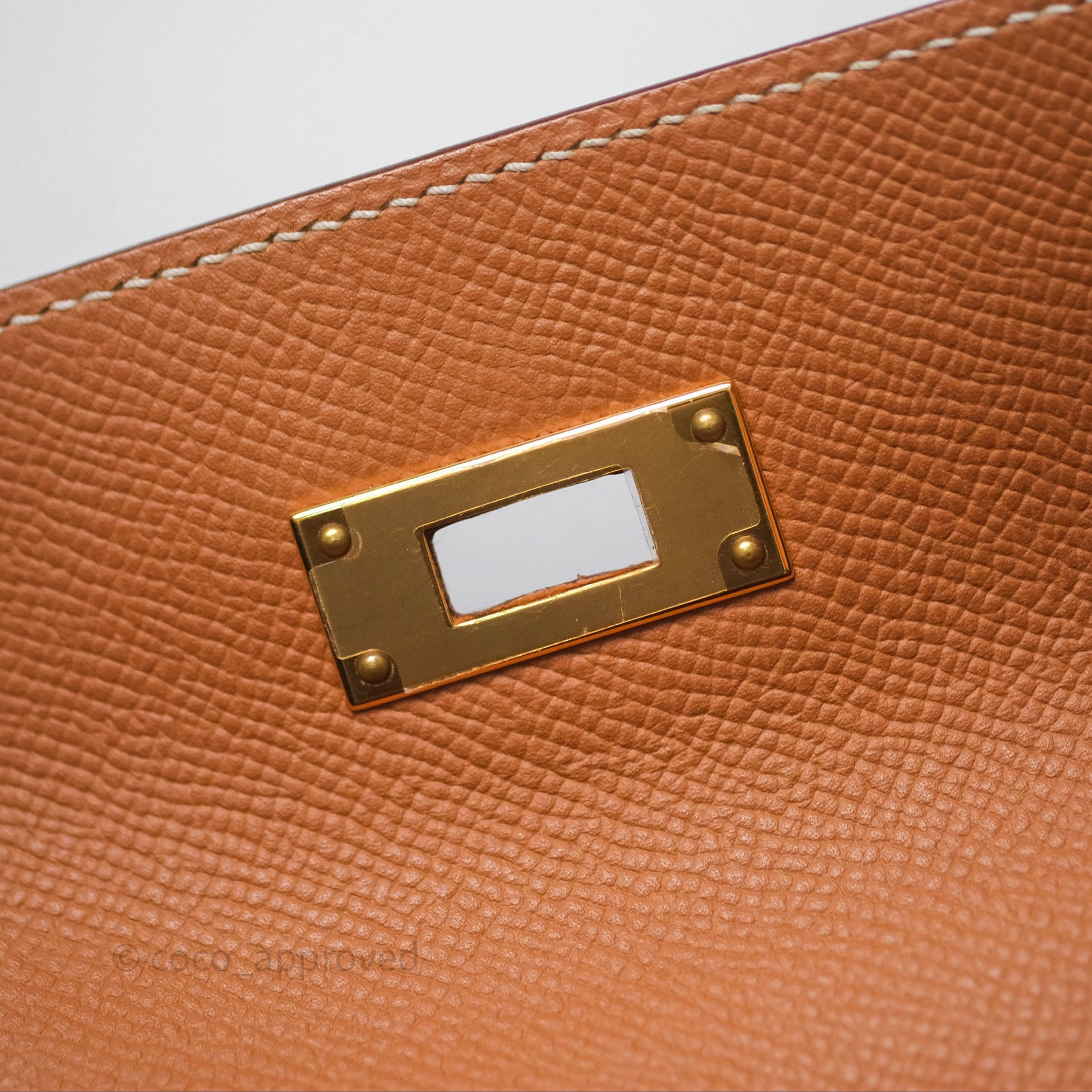 Herms Kelly 28 Sellier Gold 37 Epsom Gold Hardware