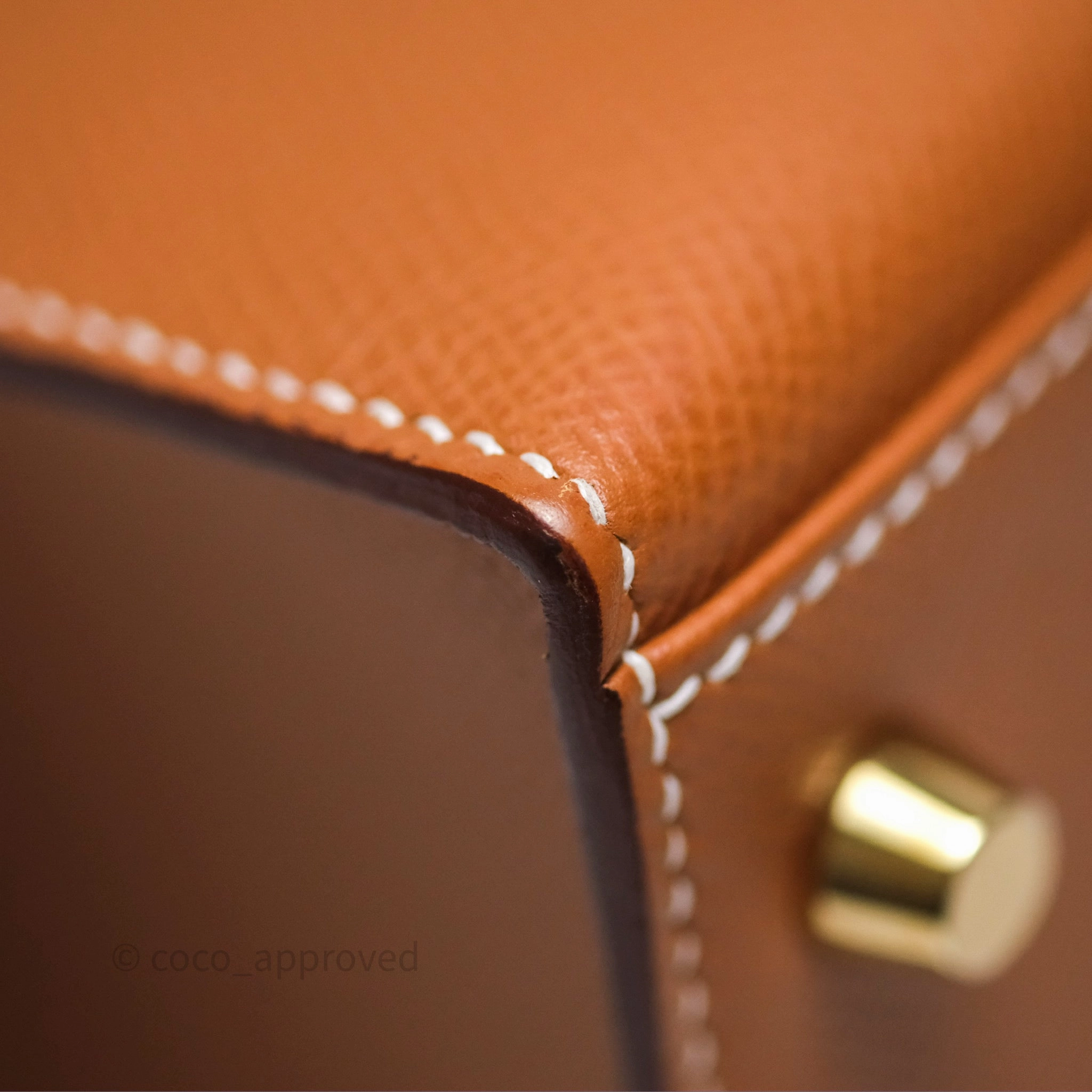 Herms Kelly 28 Sellier Gold 37 Epsom Gold Hardware