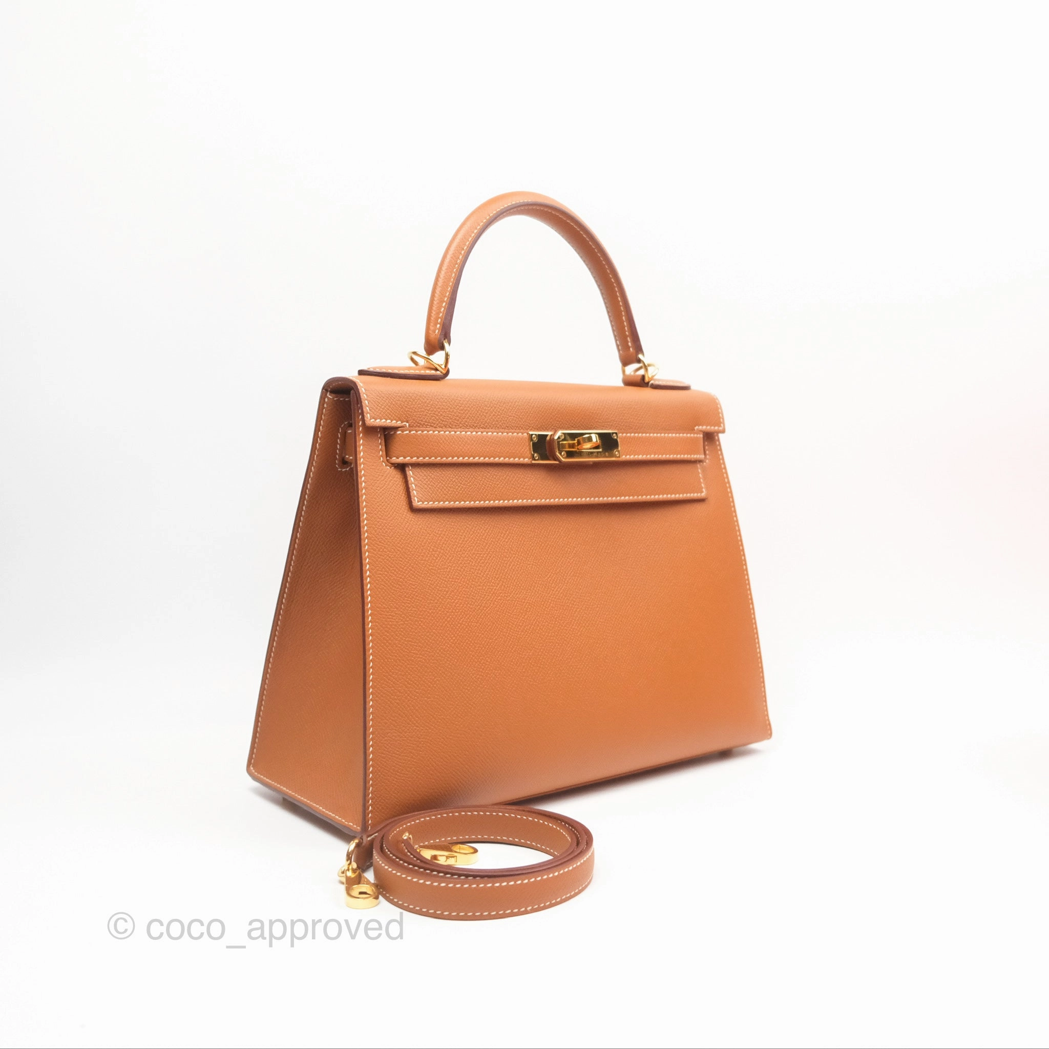 Herms Kelly 28 Sellier Gold 37 Epsom Gold Hardware