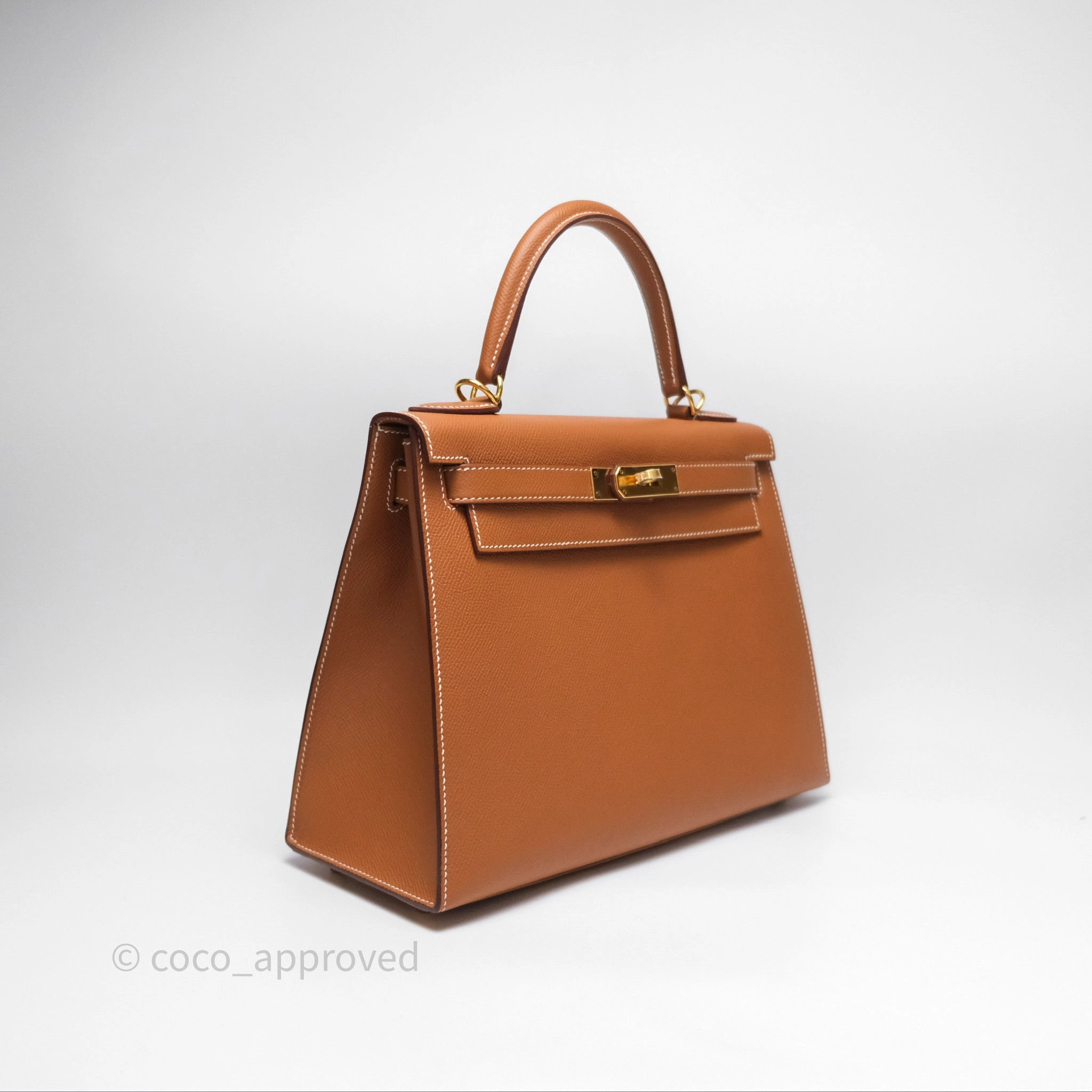 Herms Kelly 28 Sellier Gold 37 Epsom Gold Hardware