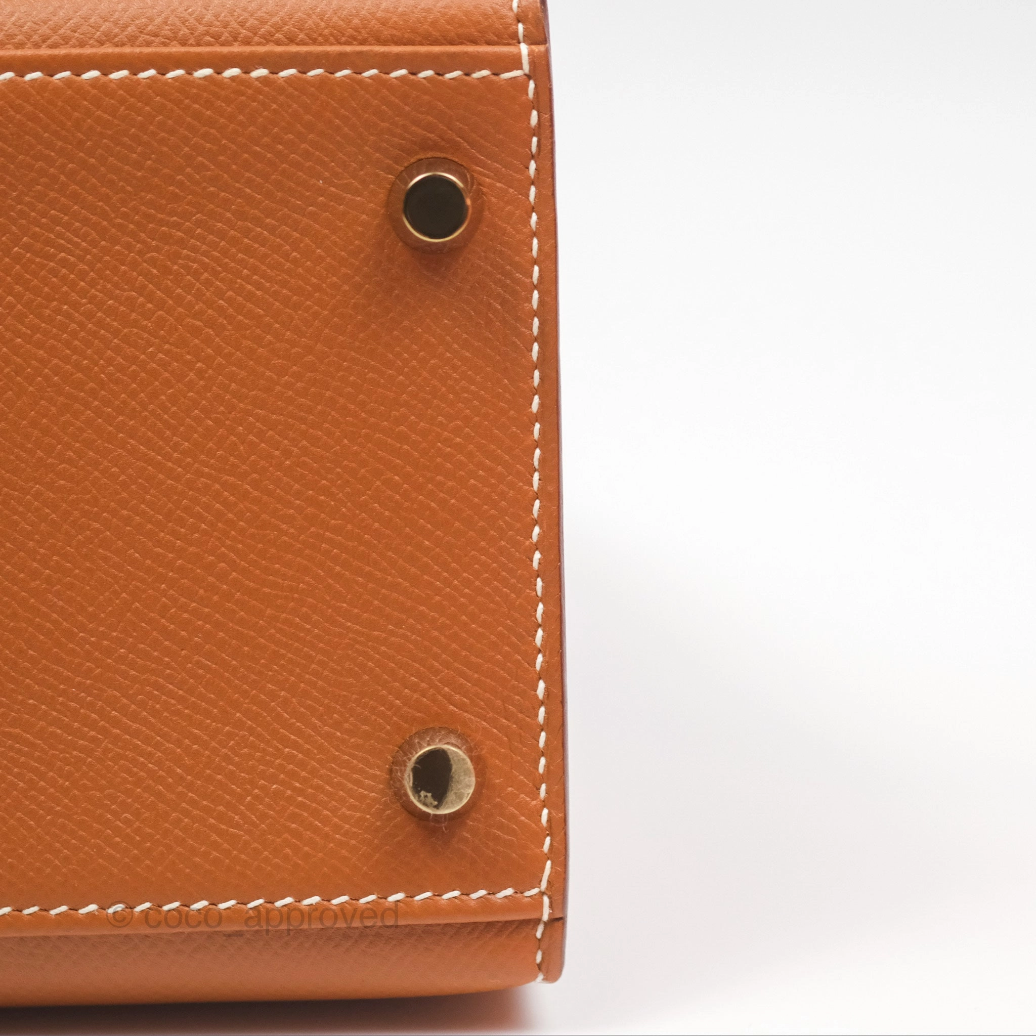 Herms Kelly 28 Sellier Gold 37 Epsom Gold Hardware