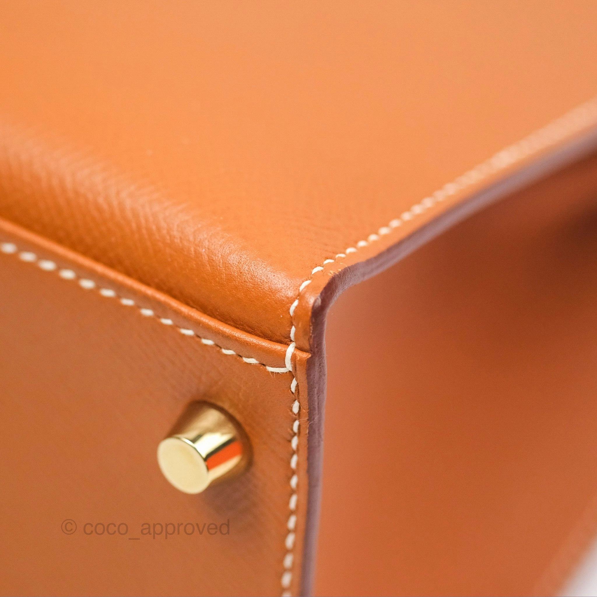 Herms Kelly 28 Sellier Gold 37 Epsom Gold Hardware