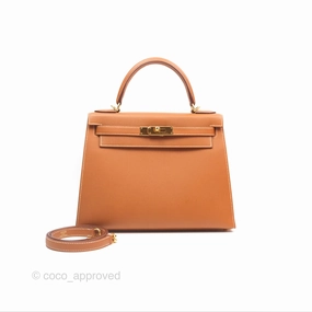 Herms Kelly 28 Sellier Gold 37 Epsom Gold Hardware