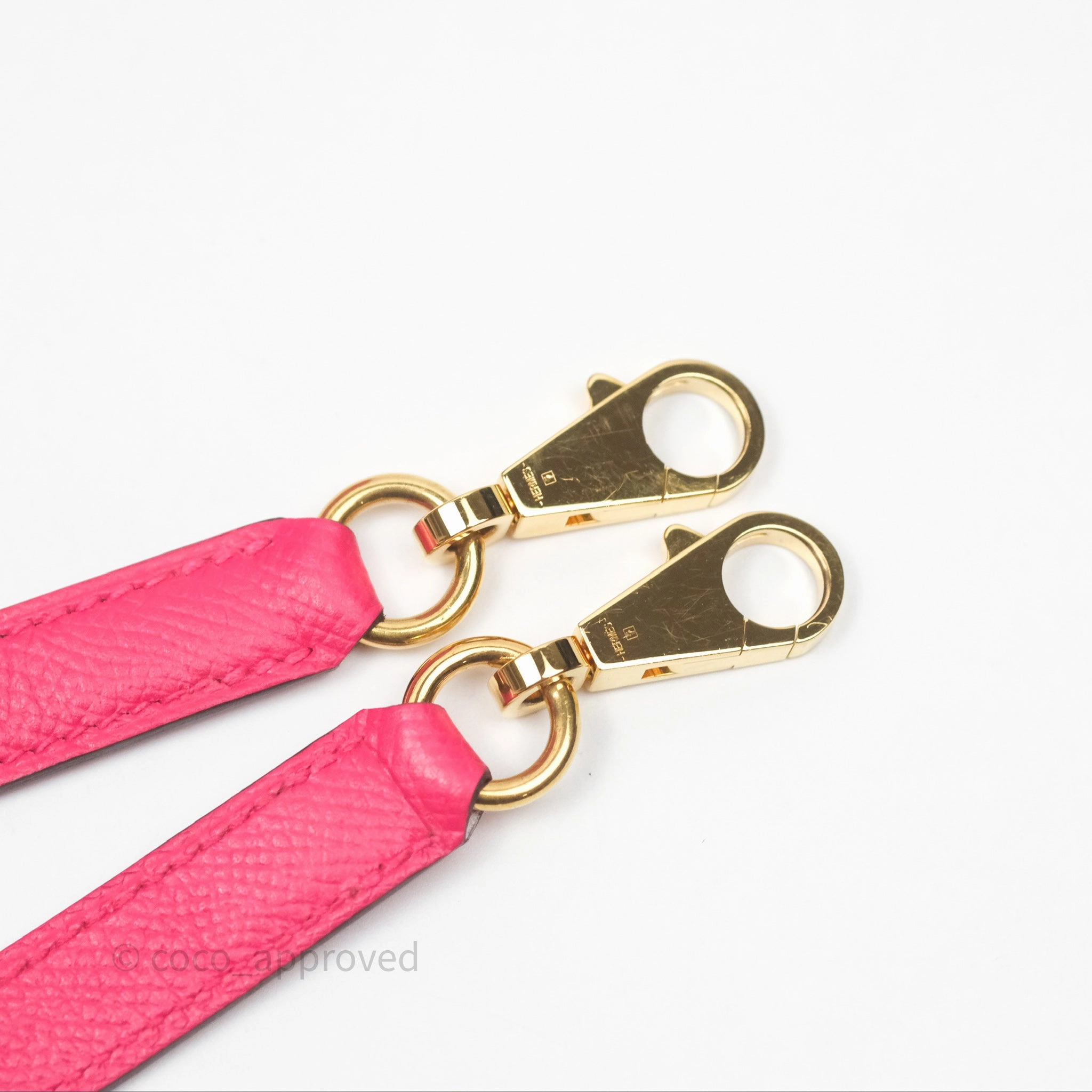 Herms Kelly 28 Sellier Rose Extreme I6 Epsom Gold Hardware