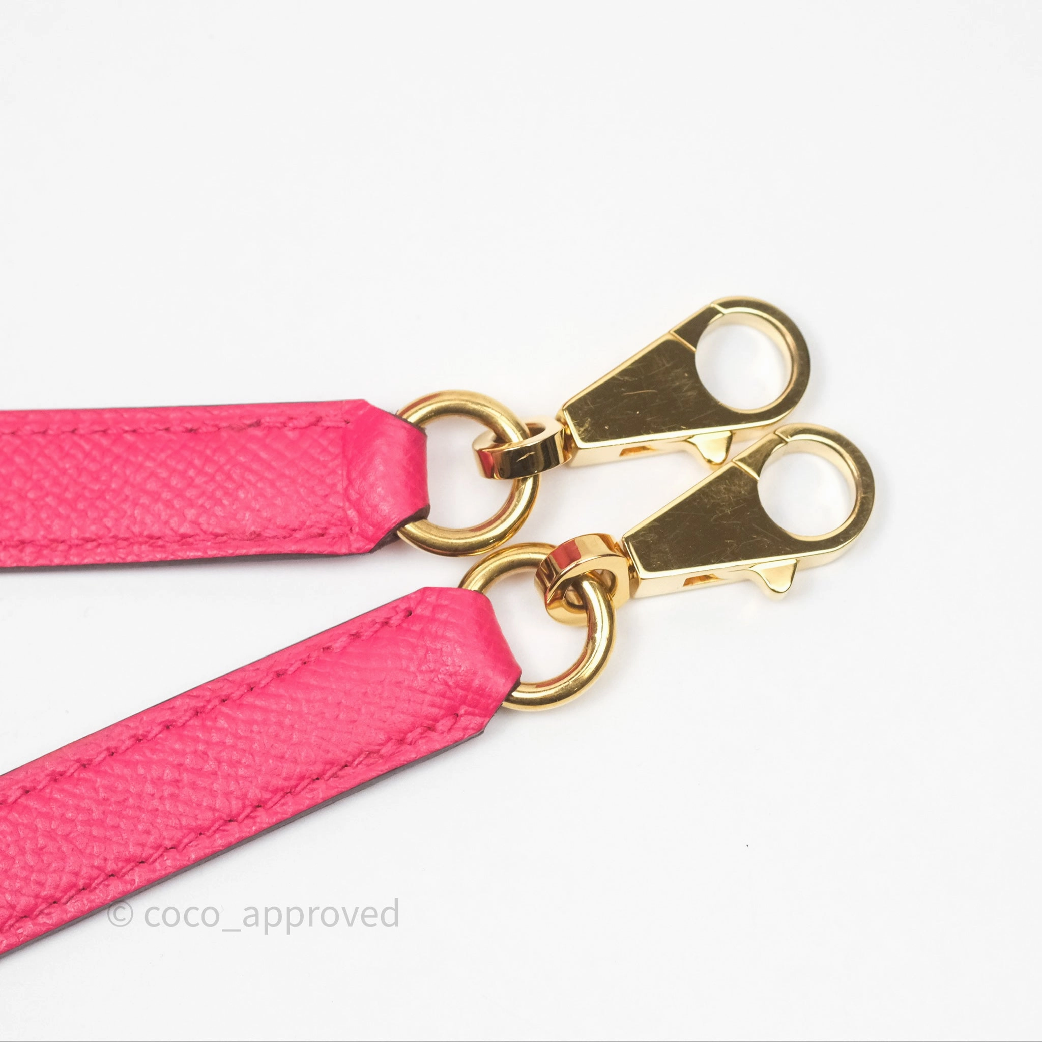 Herms Kelly 28 Sellier Rose Extreme I6 Epsom Gold Hardware