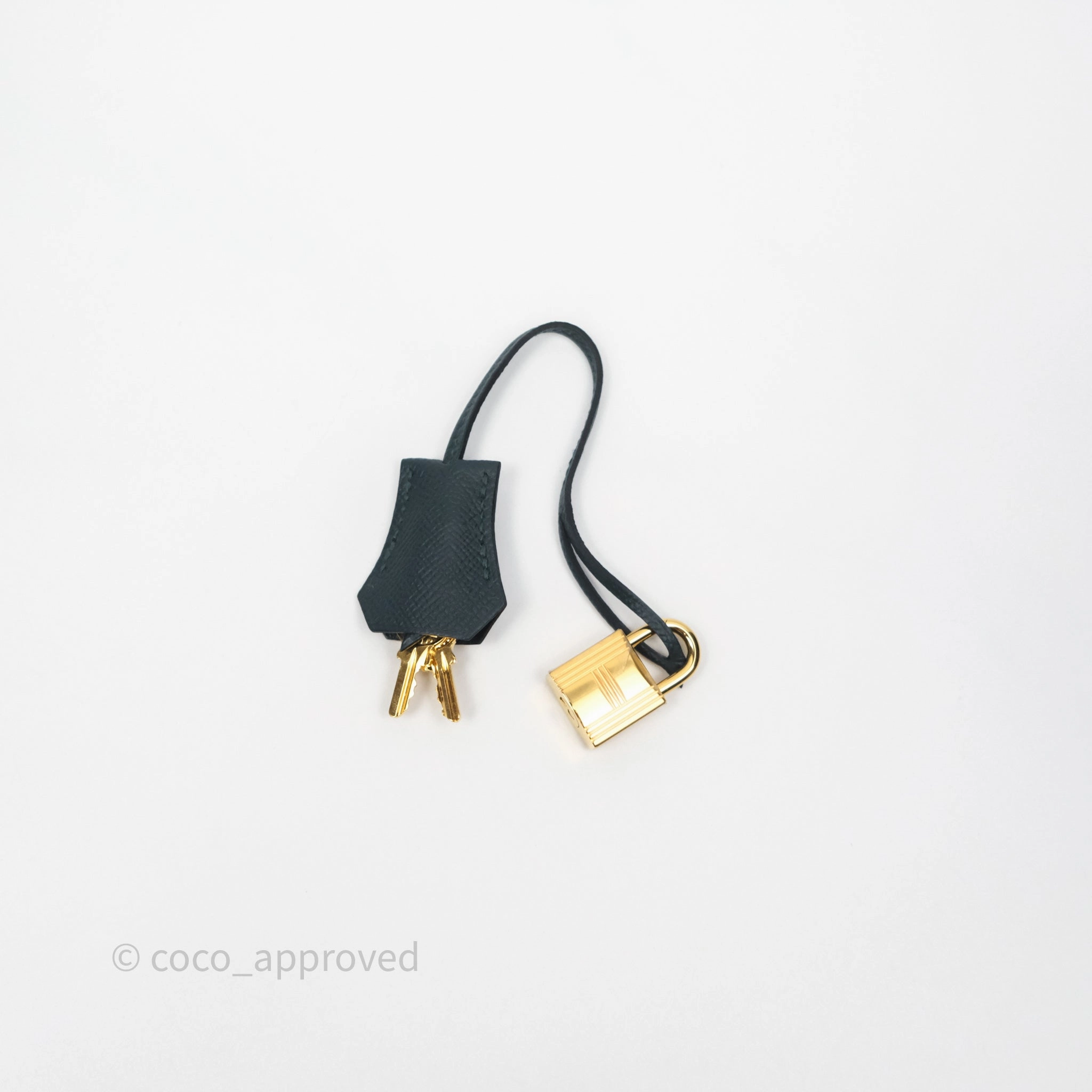 Herms Kelly 28 Sellier Vert Cypres 6O Epsom Gold Hardware