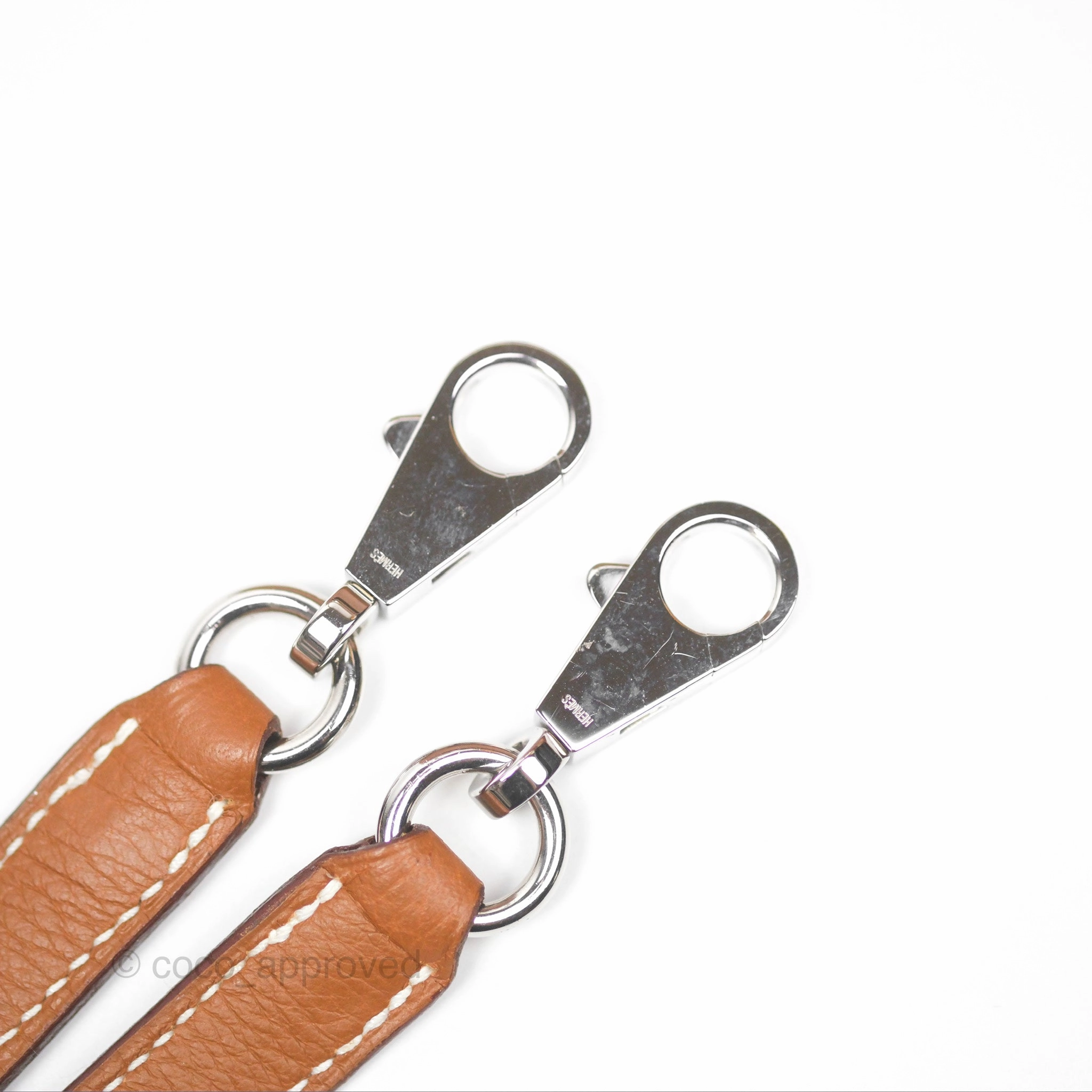Herms Kelly 32 Retourne Gold Togo Palladium Hardware
