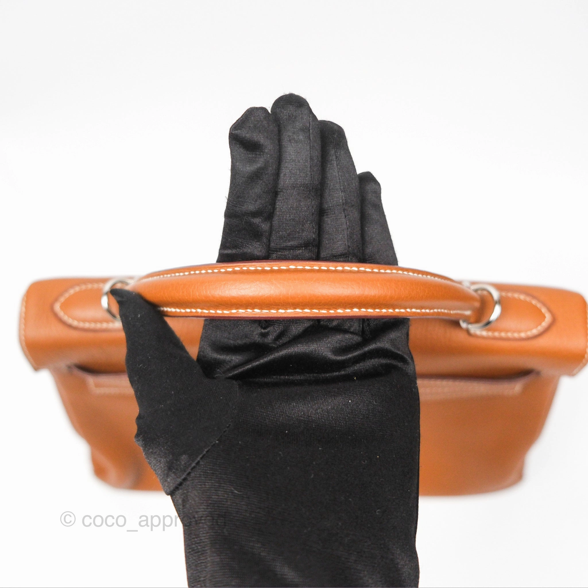 Herms Kelly 32 Retourne Gold Togo Palladium Hardware