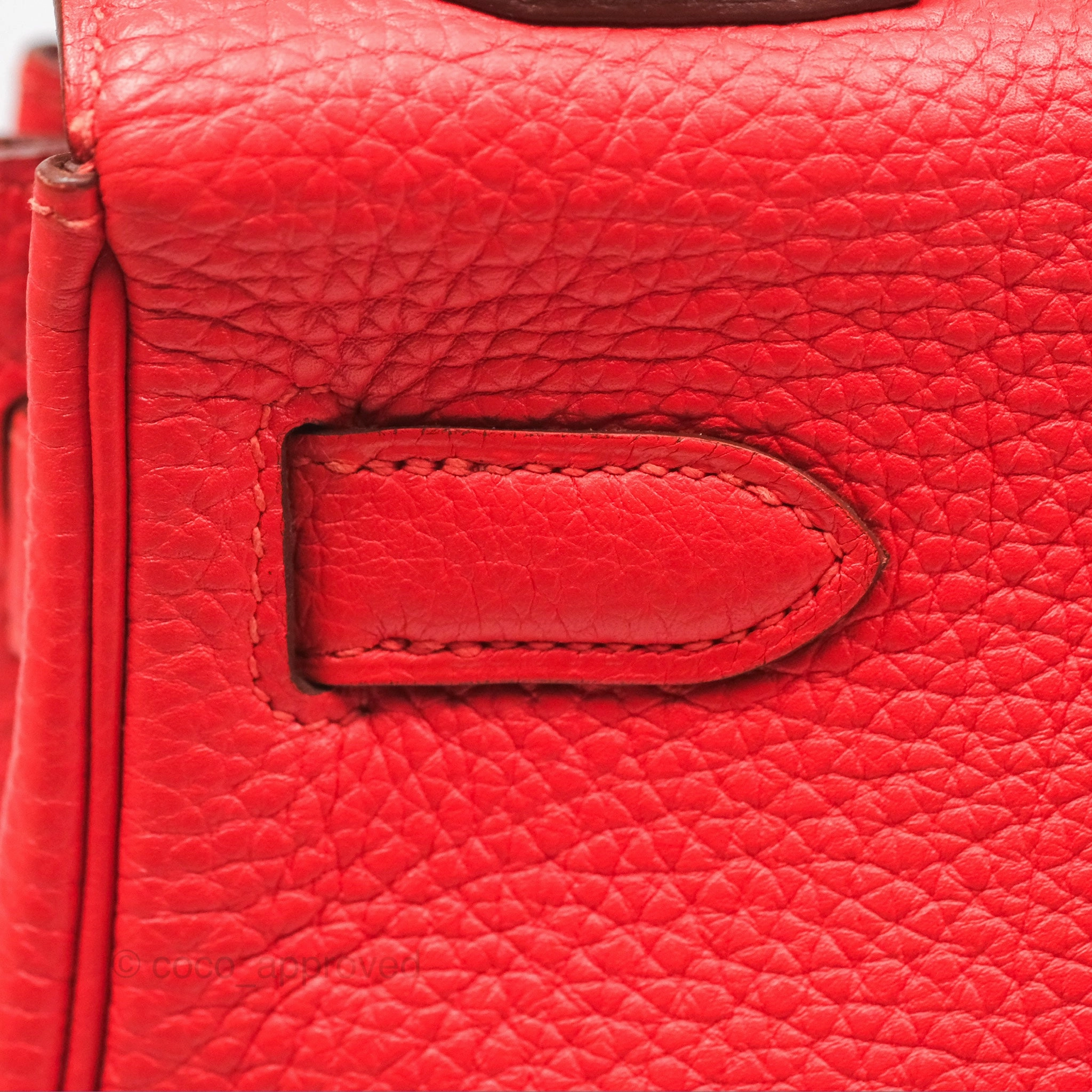 Herms Kelly 32 Retourne Rose Jaipur Clemence Palladium Hardware