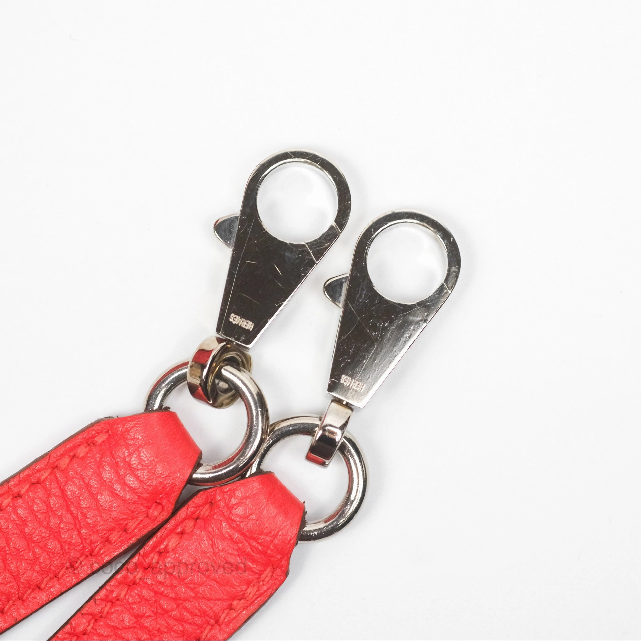 Herms Kelly 32 Retourne Rose Jaipur Clemence Palladium Hardware