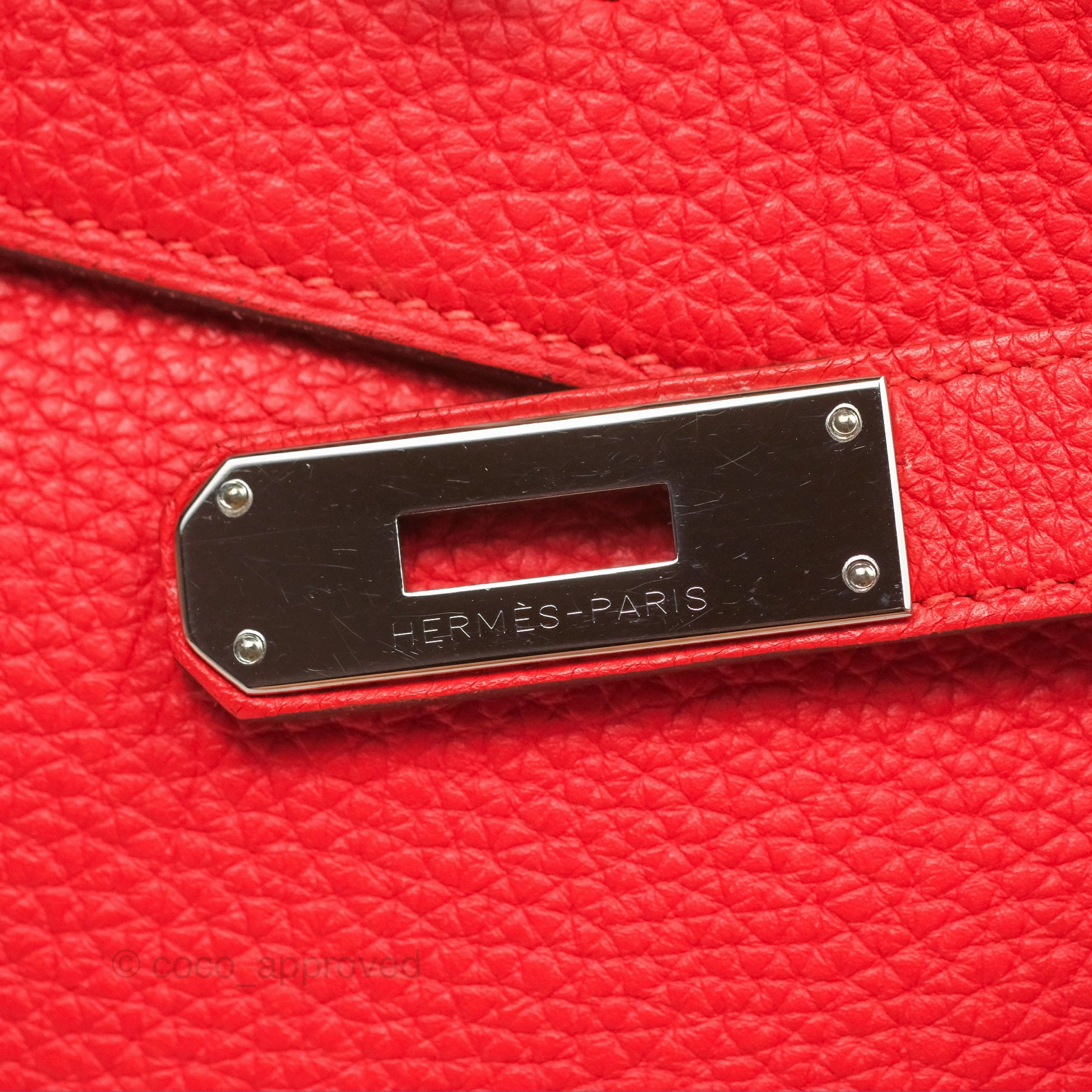 Herms Kelly 32 Retourne Rose Jaipur Clemence Palladium Hardware