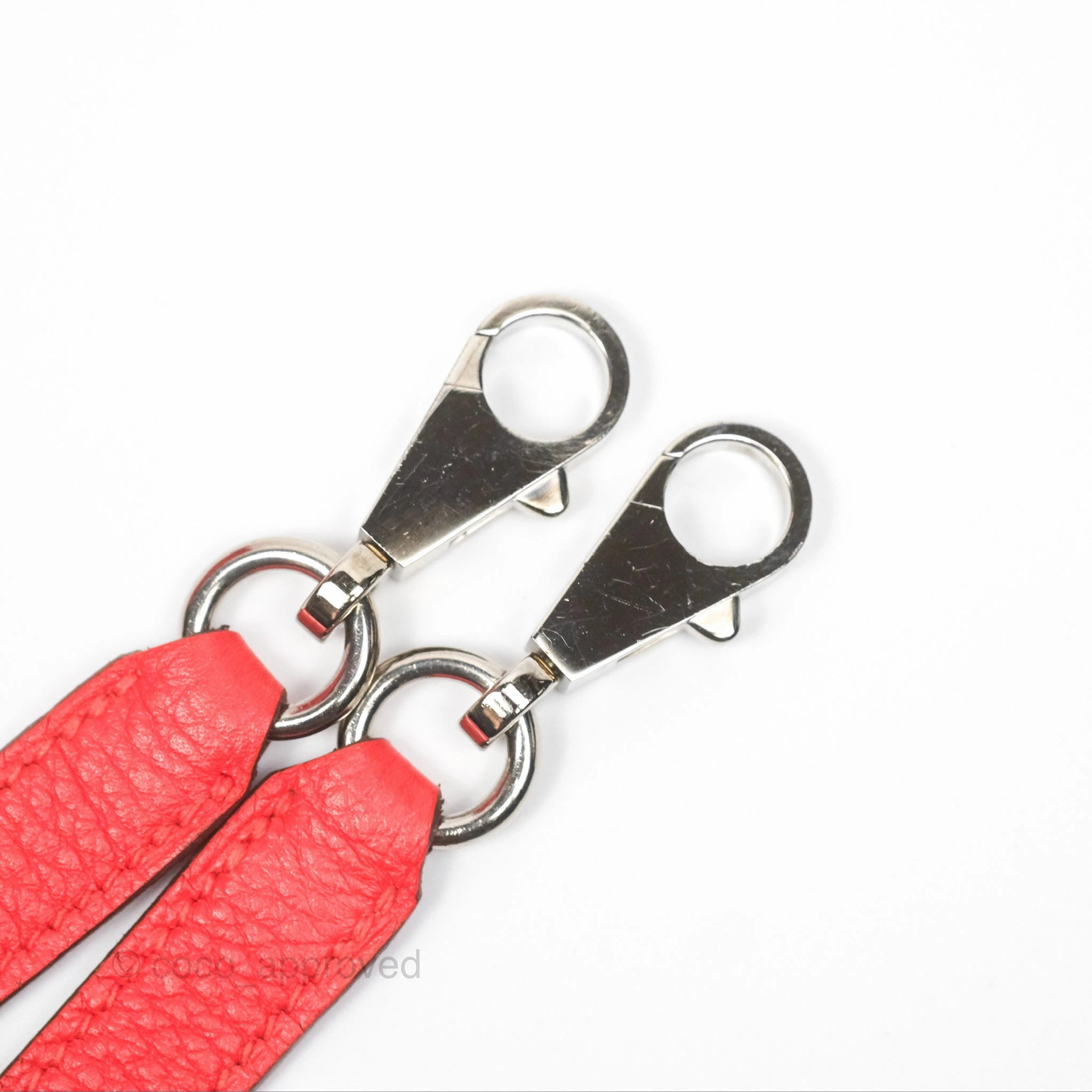Herms Kelly 32 Retourne Rose Jaipur Clemence Palladium Hardware