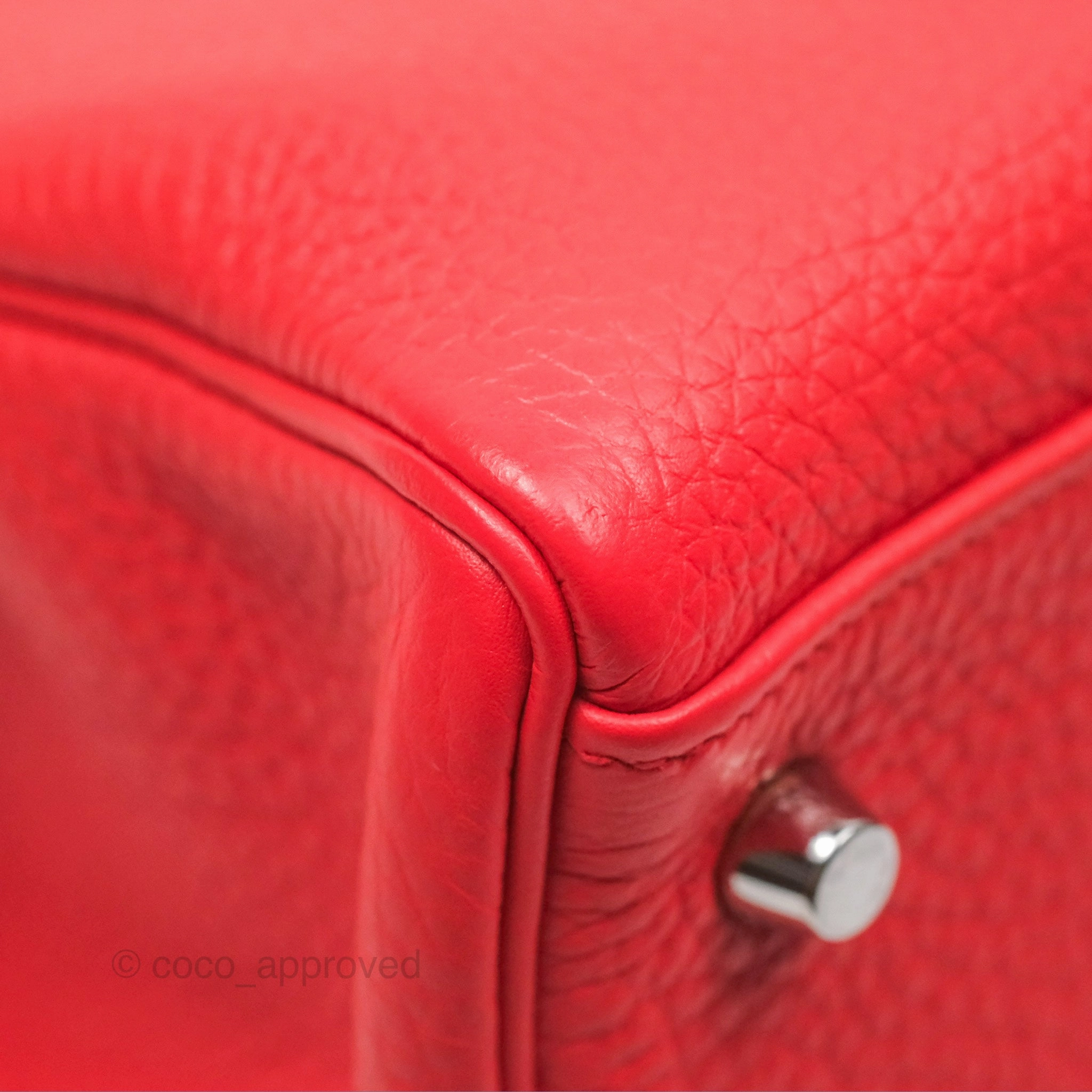 Herms Kelly 32 Retourne Rose Jaipur Clemence Palladium Hardware