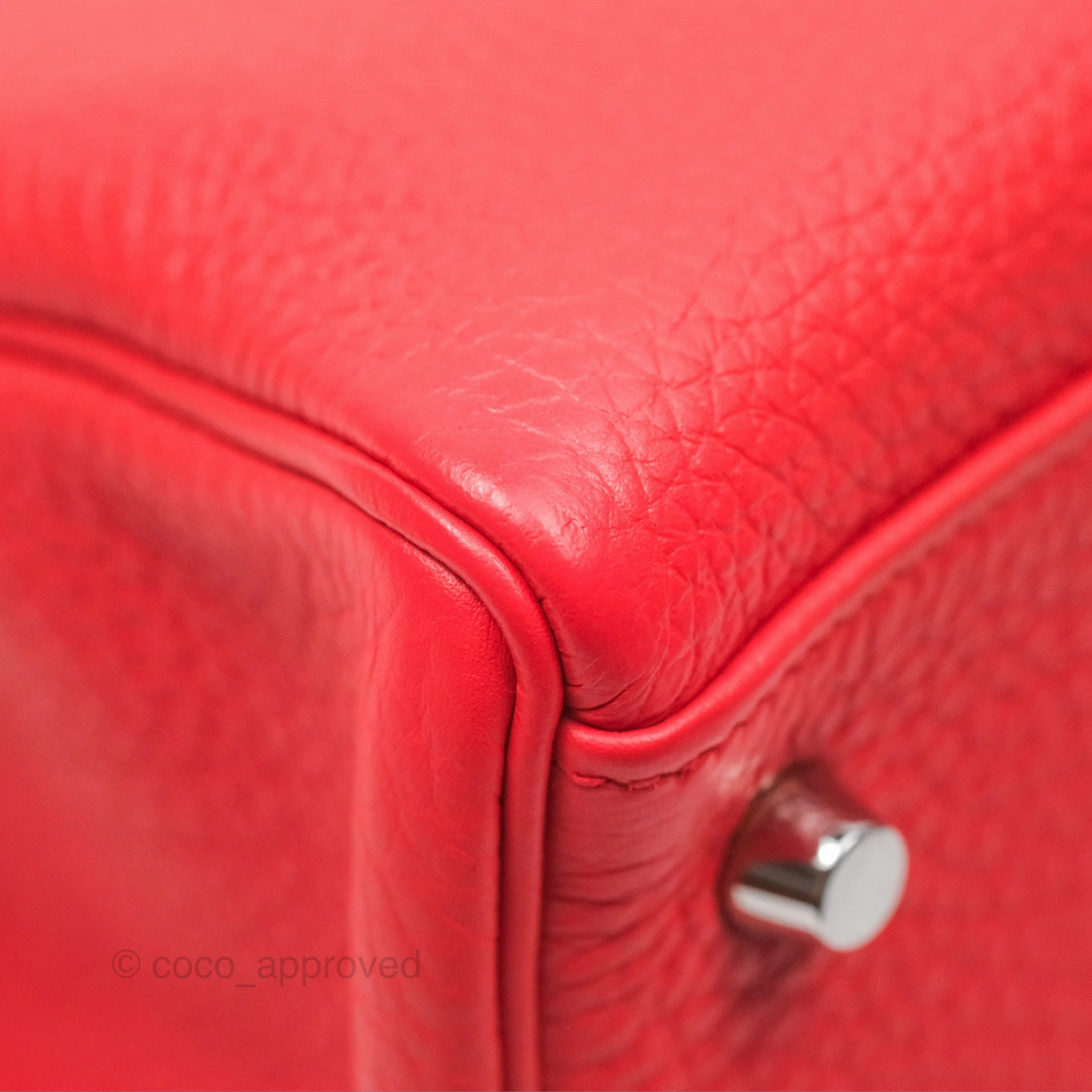 Herms Kelly 32 Retourne Rose Jaipur Clemence Palladium Hardware