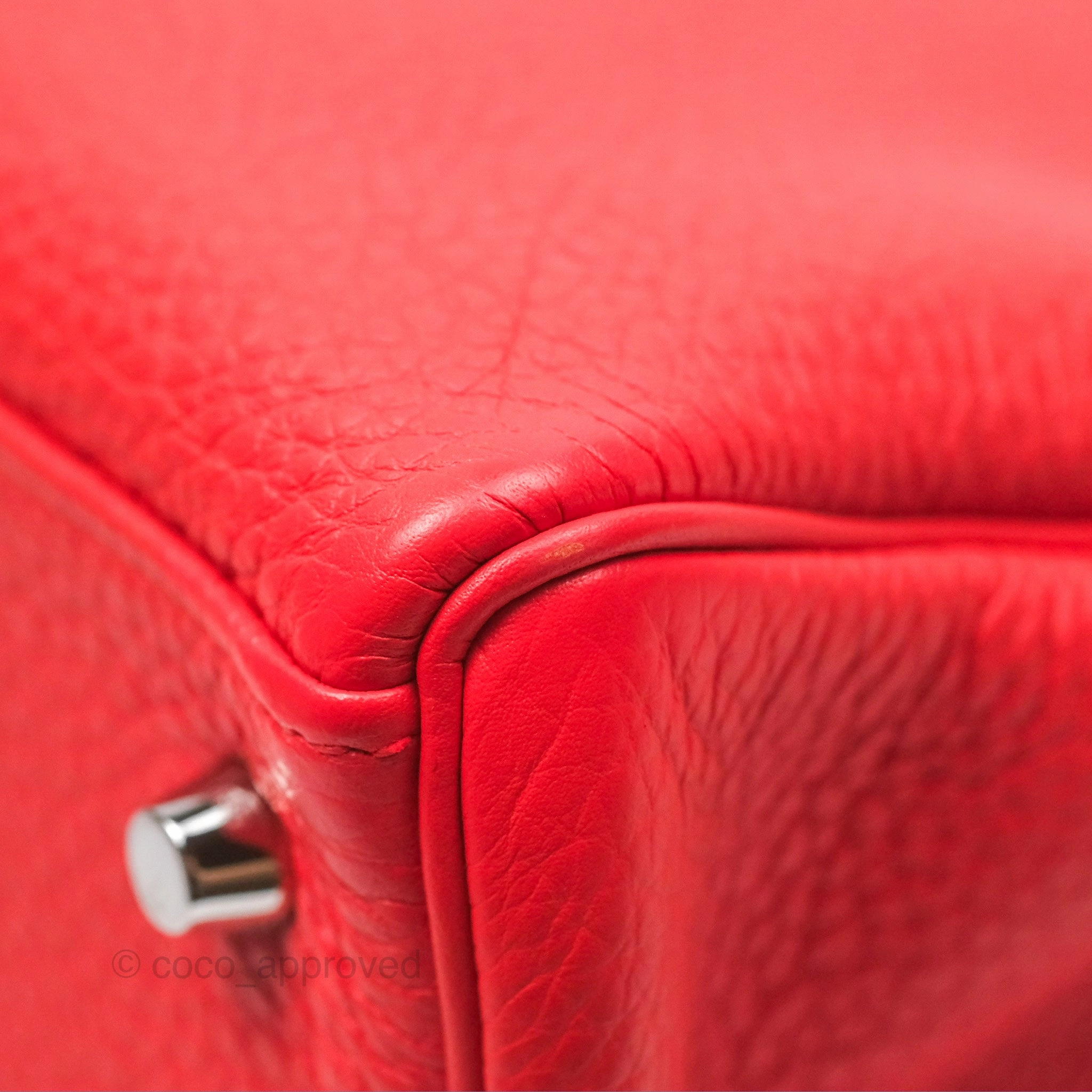 Herms Kelly 32 Retourne Rose Jaipur Clemence Palladium Hardware