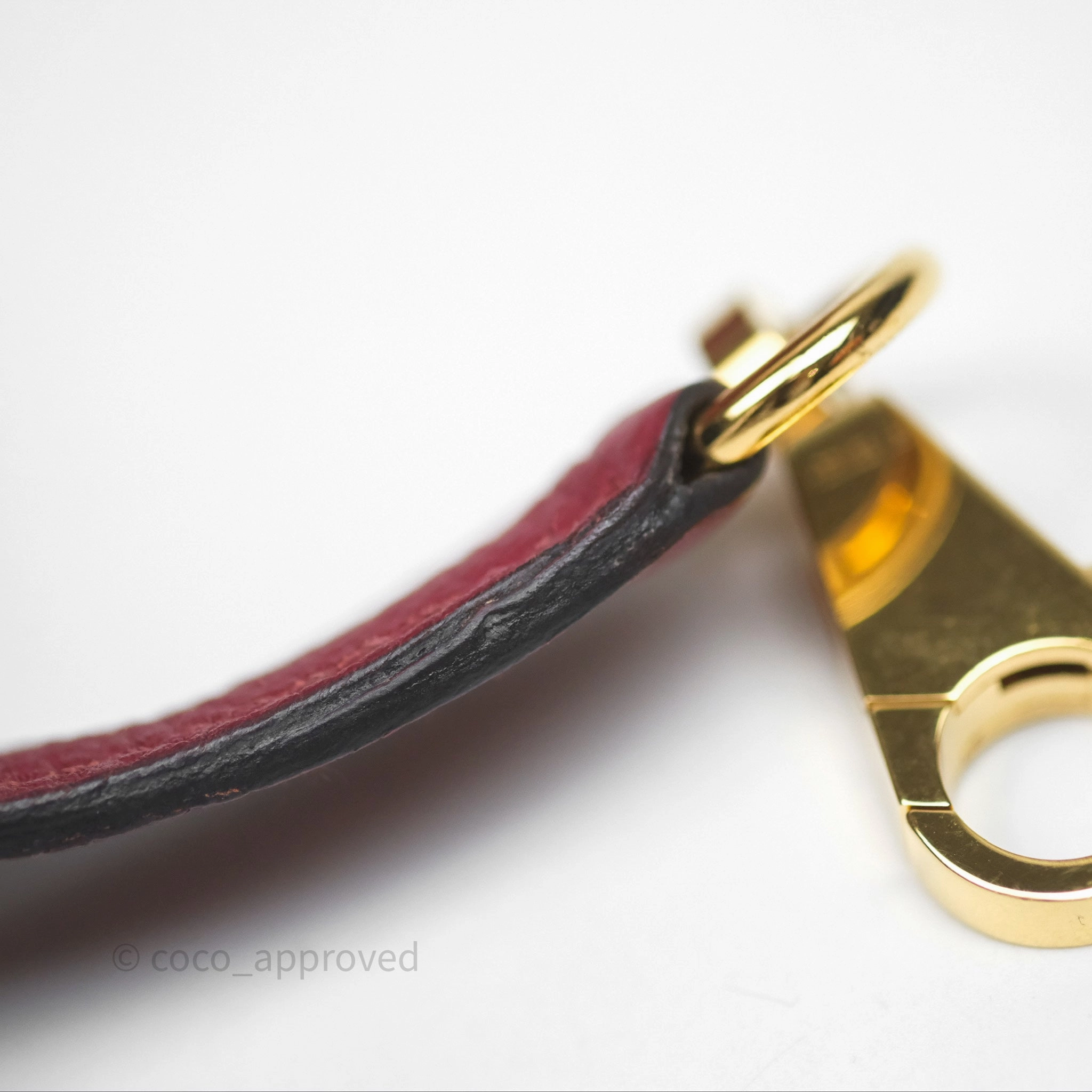 Herms Kelly 32 Retourne Rouge Grenat K1 Togo Gold Hardware