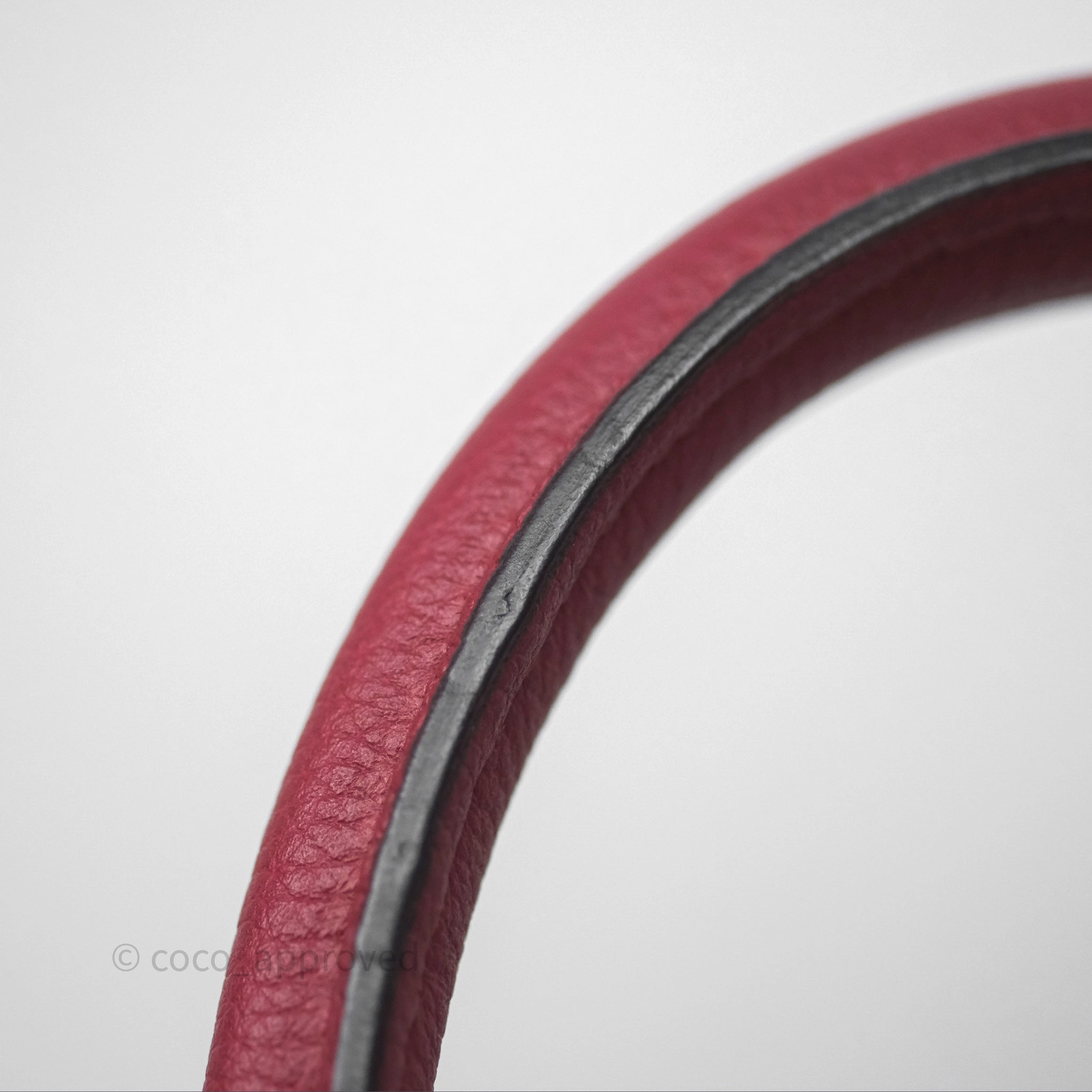 Herms Kelly 32 Retourne Rouge Grenat K1 Togo Gold Hardware