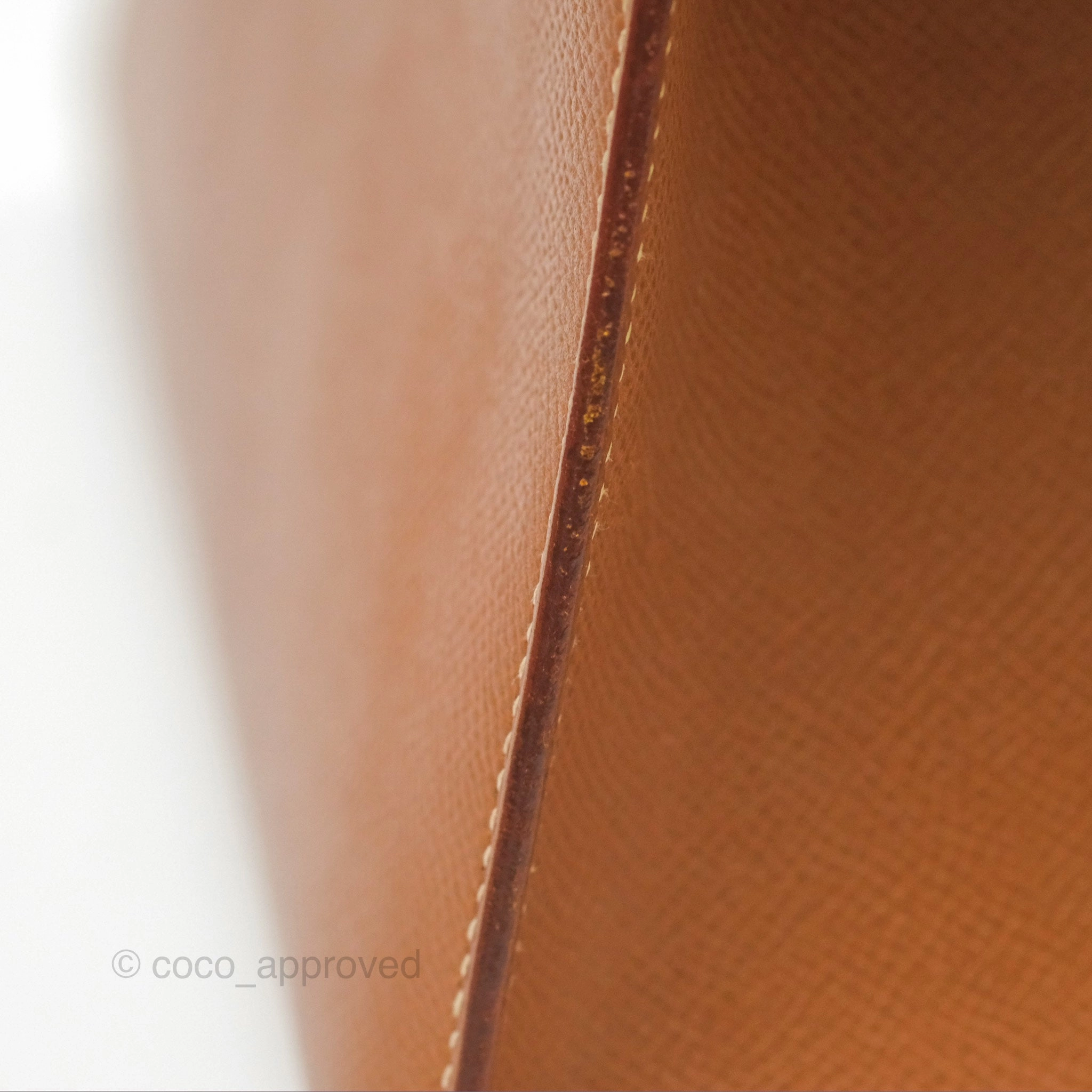 Herms Kelly 32 Sellier Gold Epsom Gold Hardware