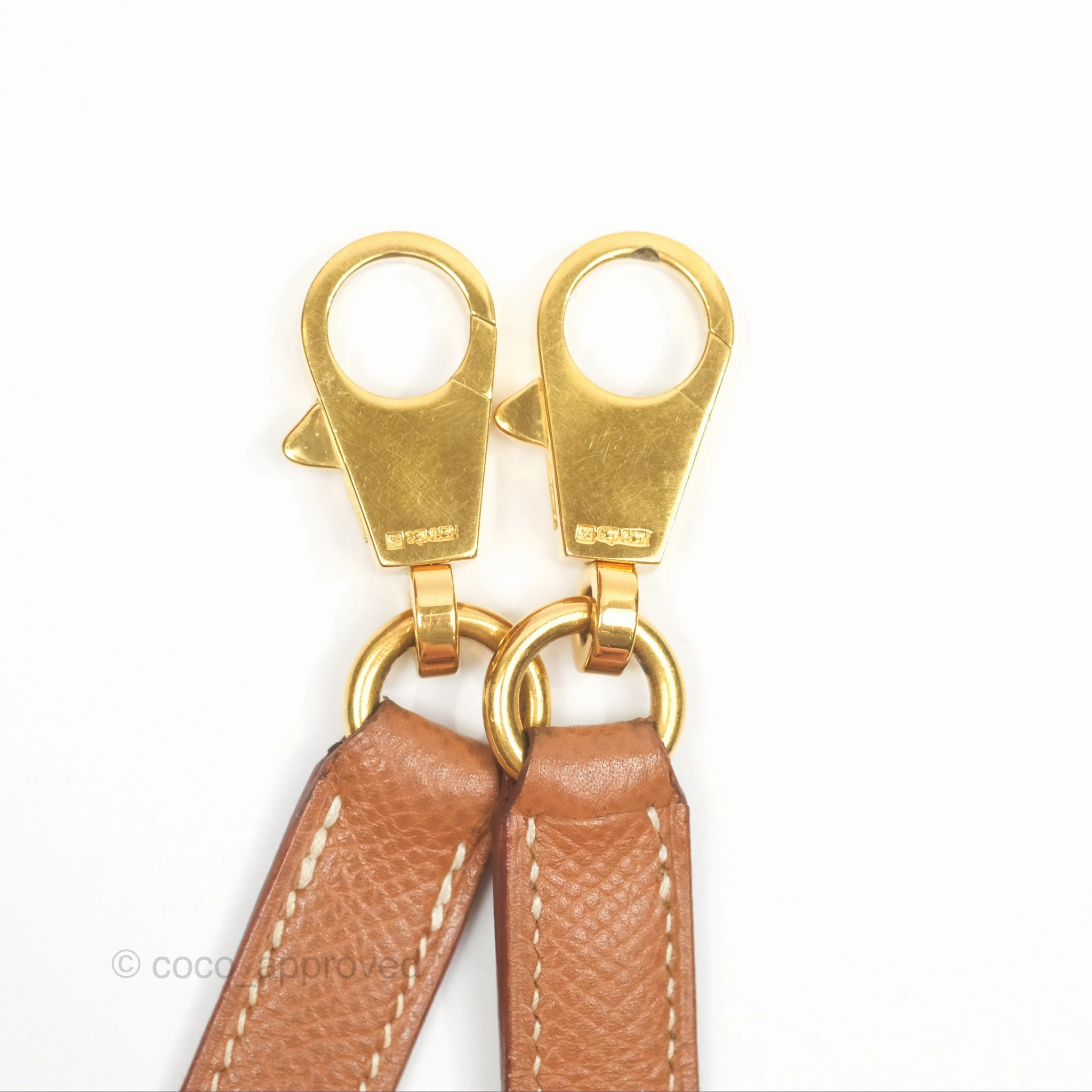 Herms Kelly 32 Sellier Gold Epsom Gold Hardware