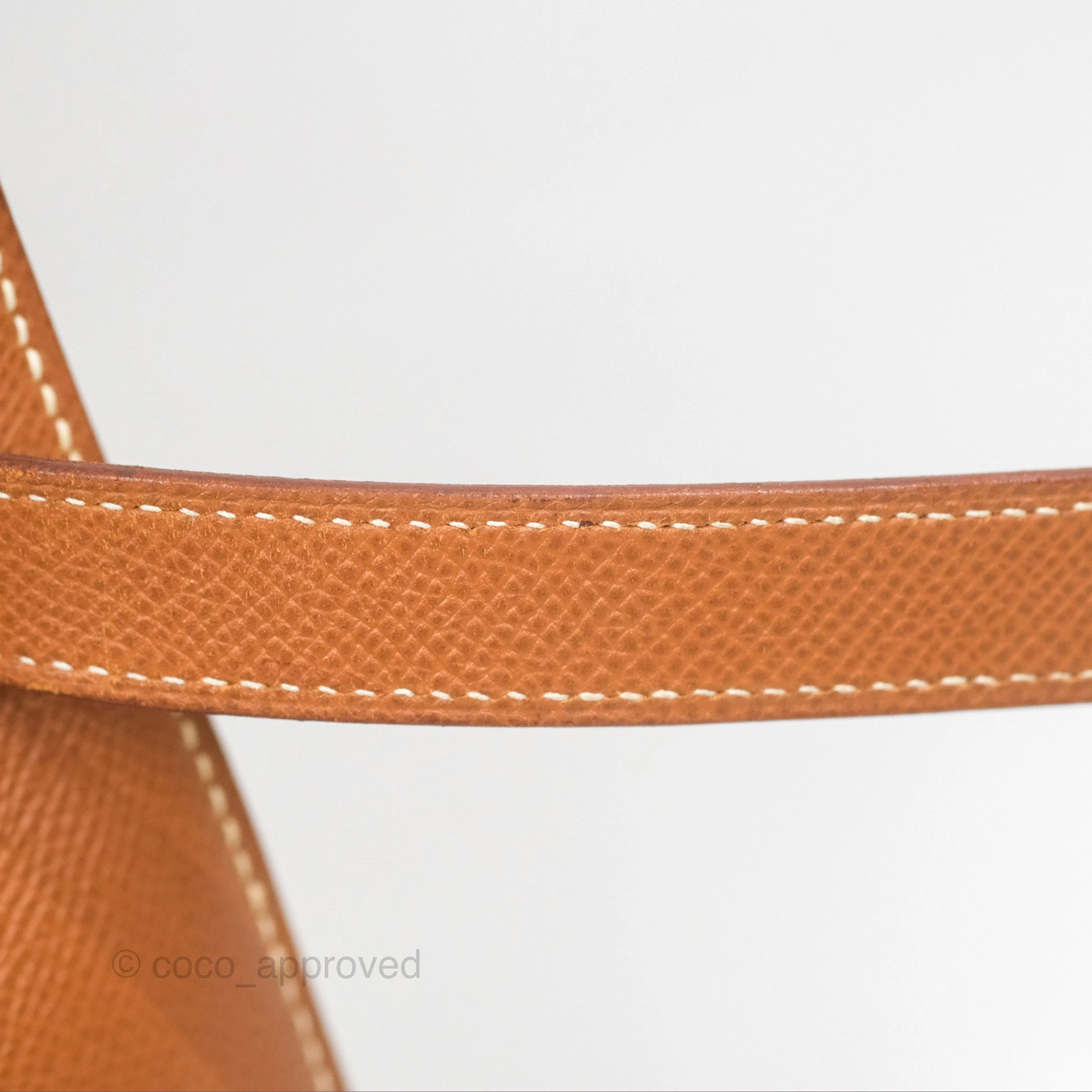 Herms Kelly 32 Sellier Gold Epsom Gold Hardware