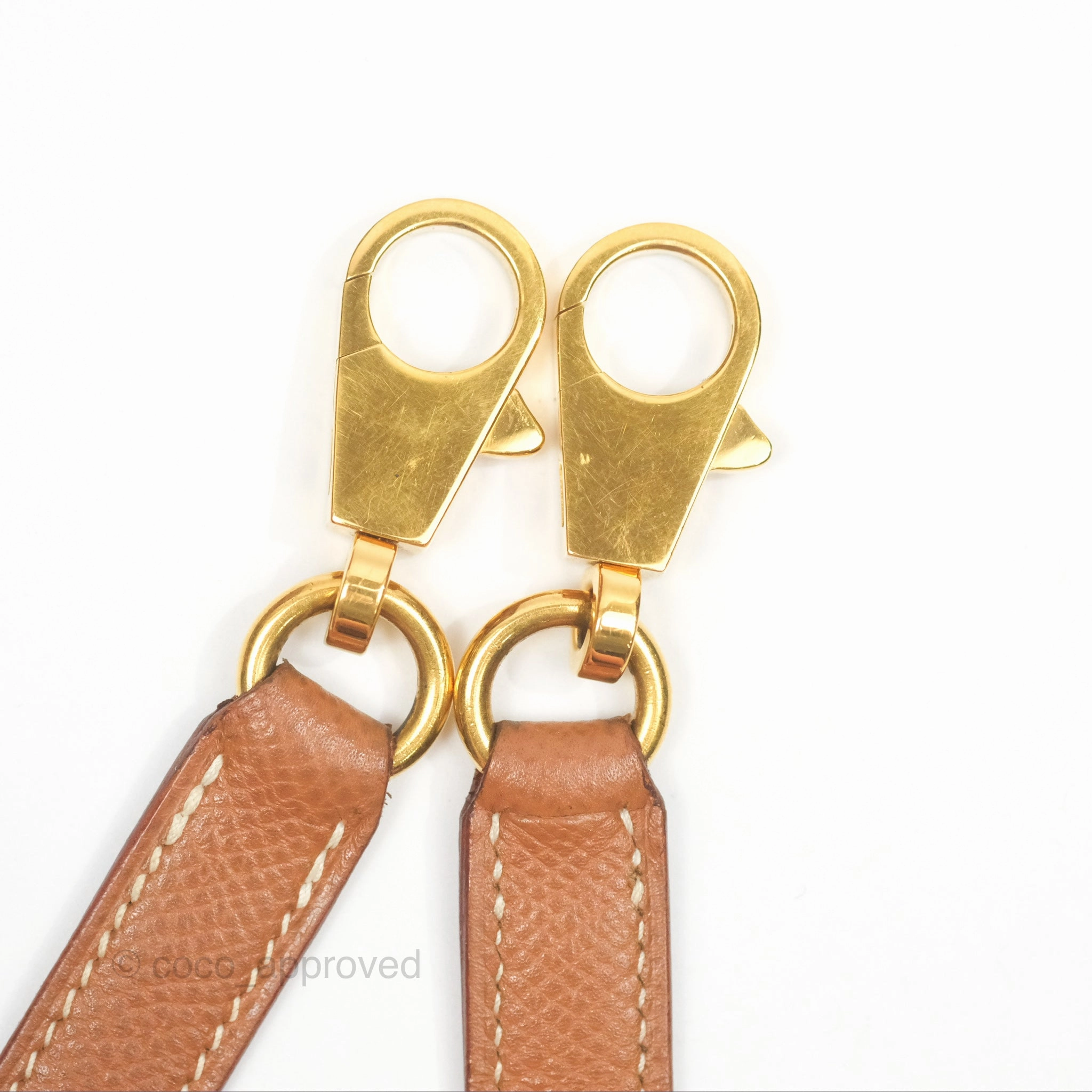 Herms Kelly 32 Sellier Gold Epsom Gold Hardware