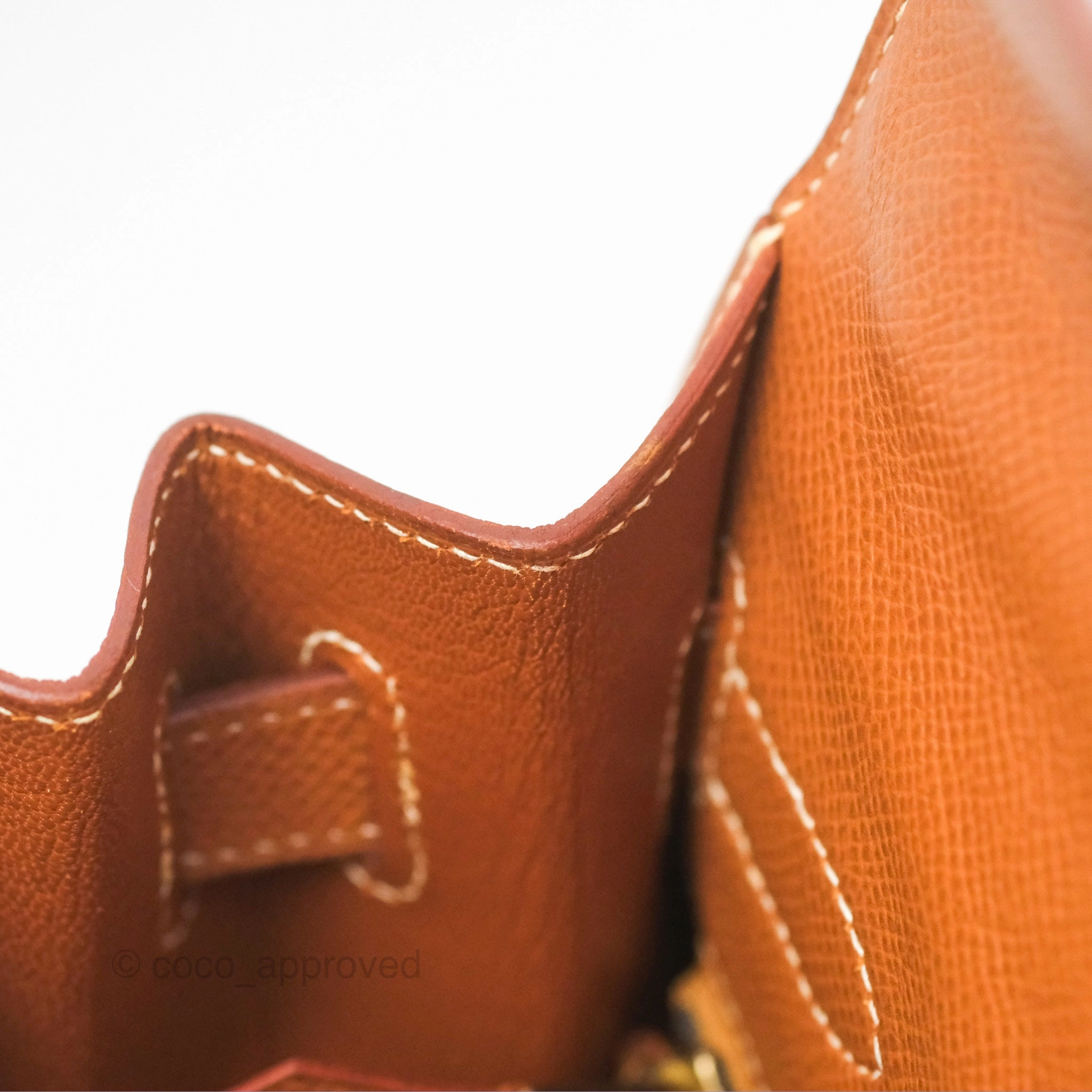 Herms Kelly 32 Sellier Gold Epsom Gold Hardware