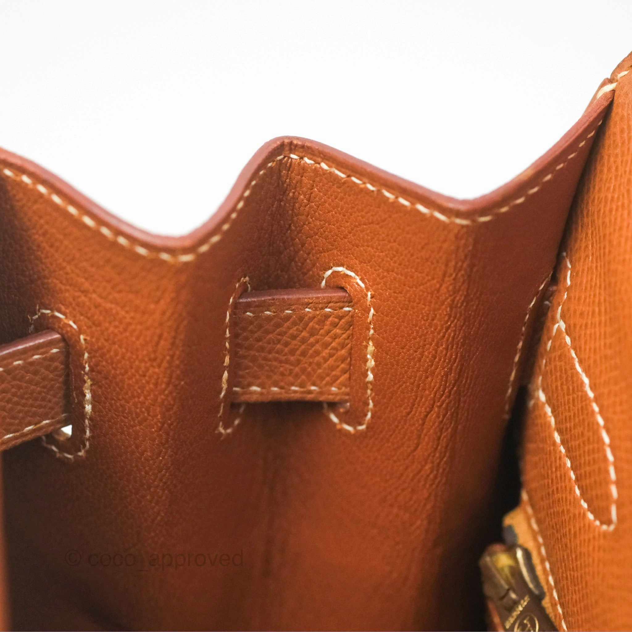 Herms Kelly 32 Sellier Gold Epsom Gold Hardware