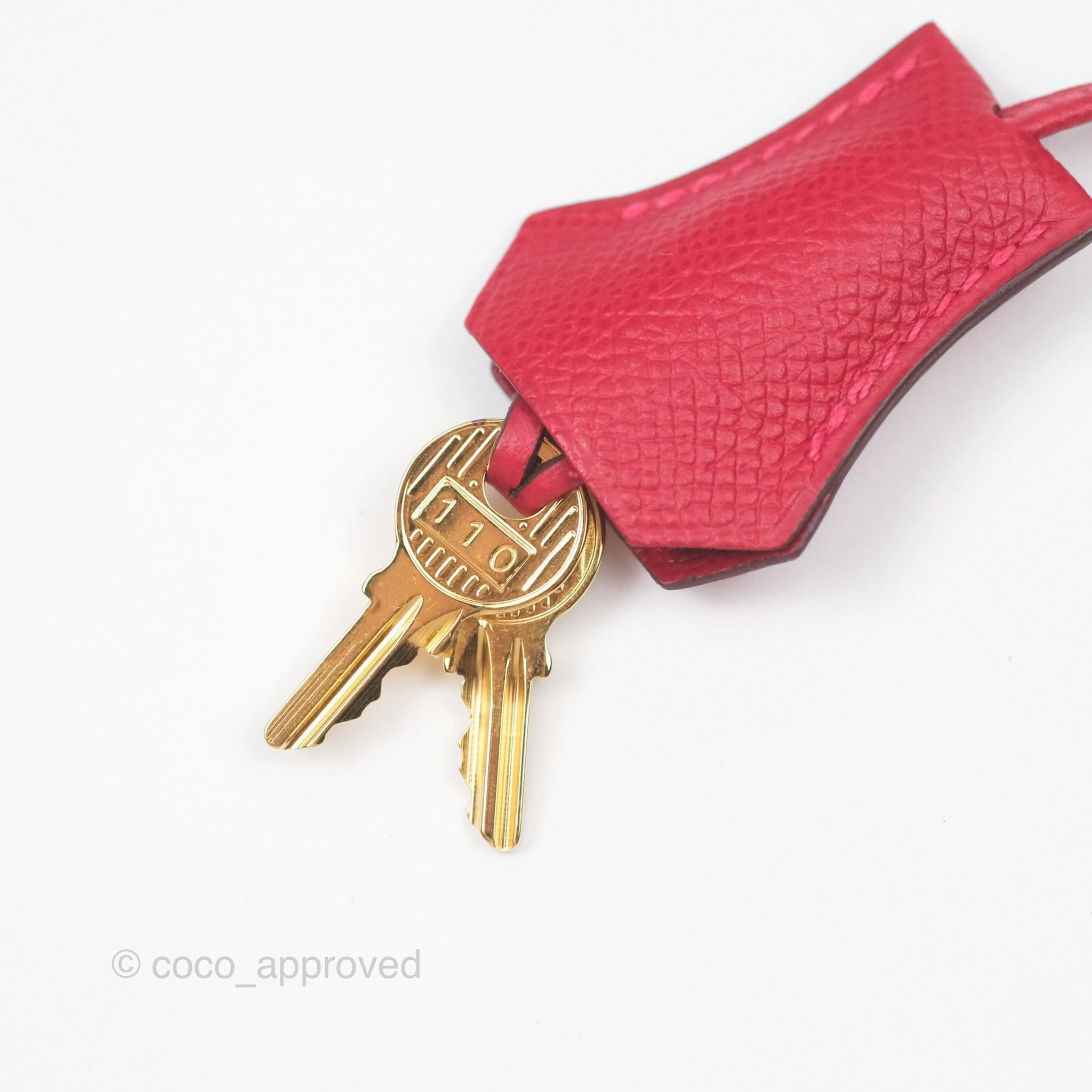 Herms Kelly 32 Sellier Rouge Casaque Q5 Epsom Gold Hardware
