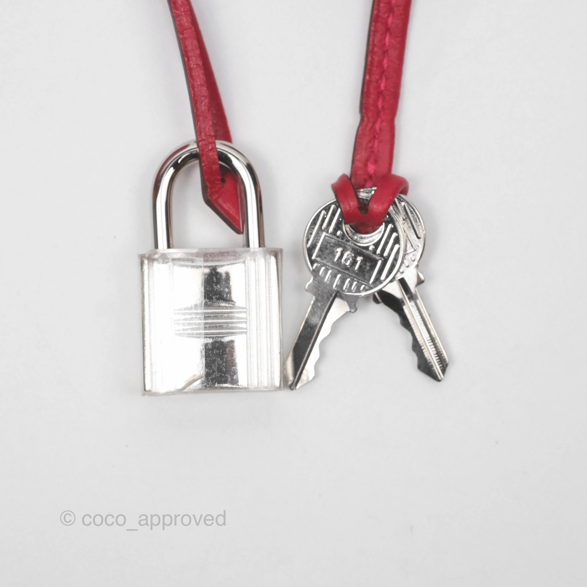 Herms Kelly 32 Sellier Rouge Casaque Q5 Epsom Palladium Hardware