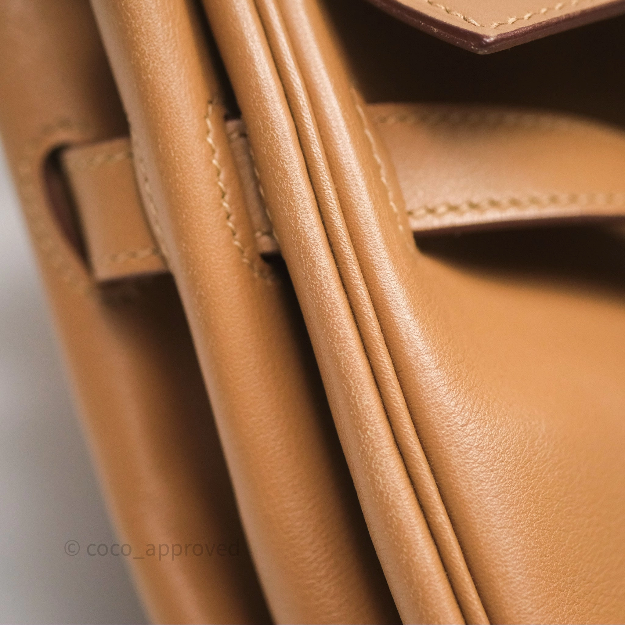 Herms Kelly 35 Retourne Chai 0M Evercolor Palladium Hardware