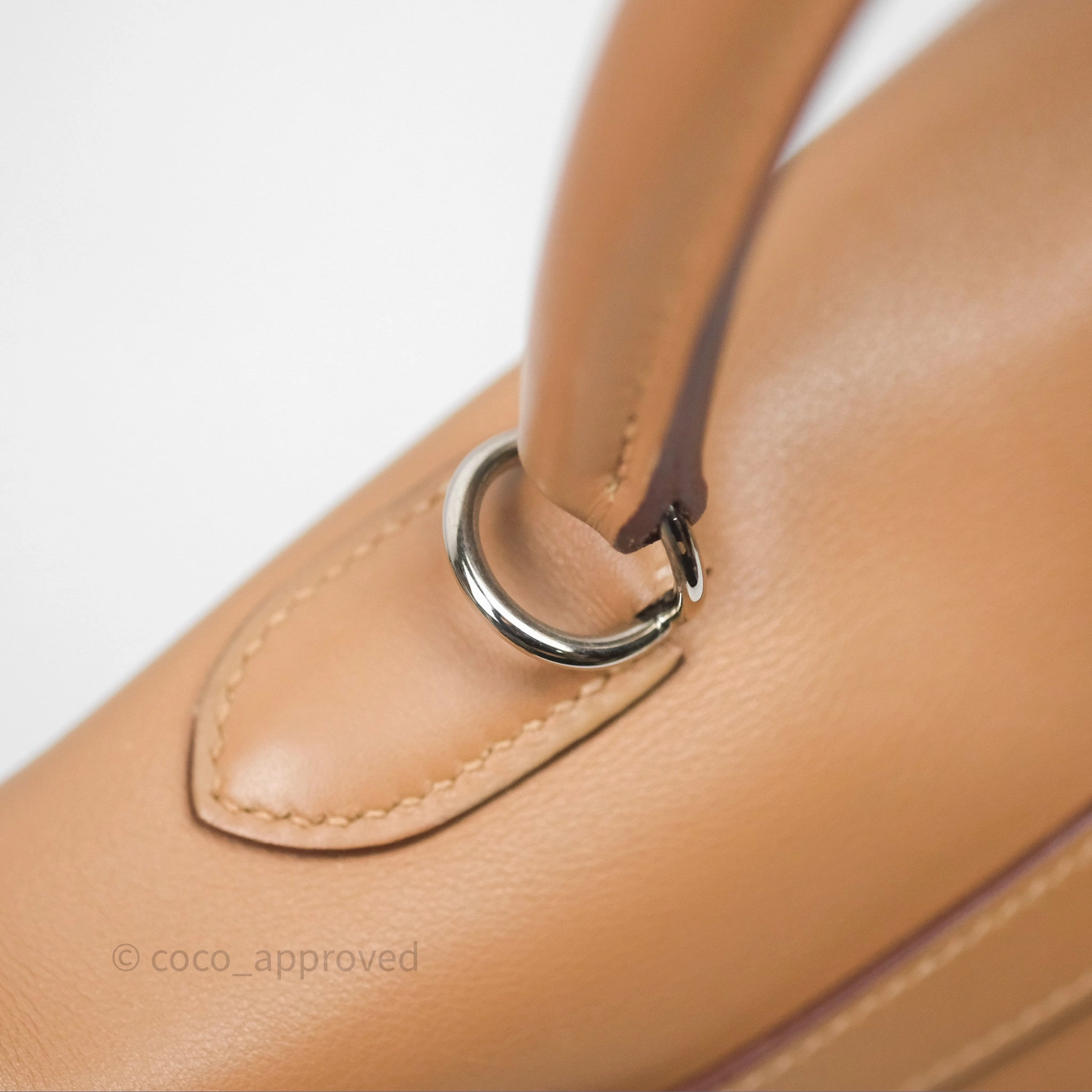 Herms Kelly 35 Retourne Chai 0M Evercolor Palladium Hardware