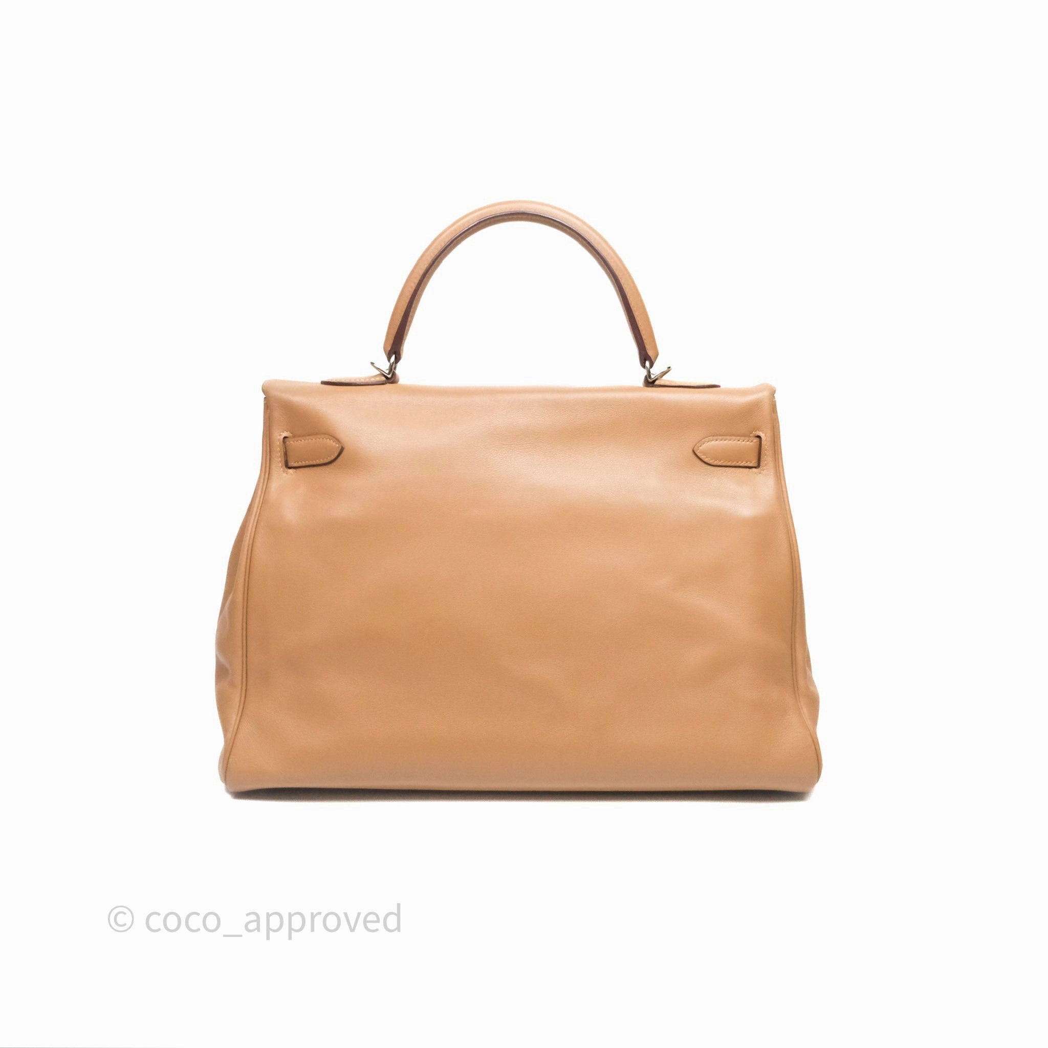 Herms Kelly 35 Retourne Chai 0M Evercolor Palladium Hardware