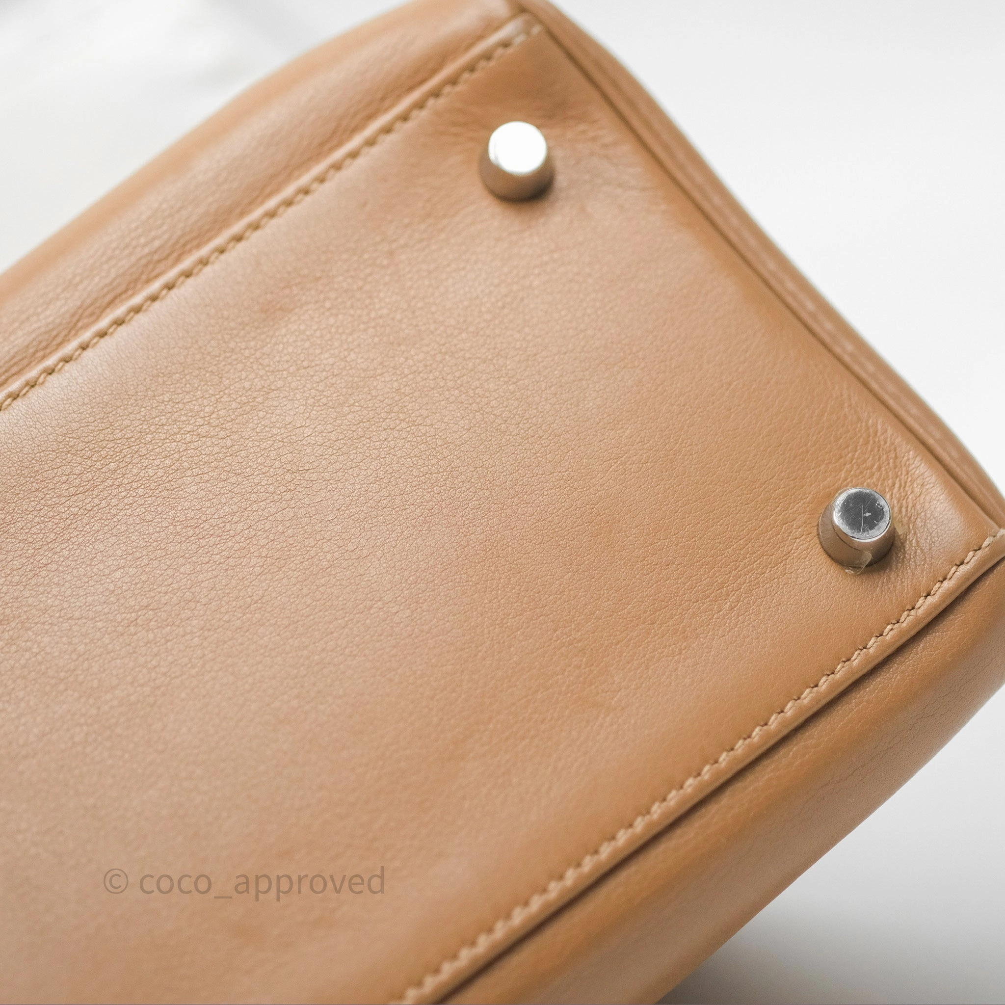 Herms Kelly 35 Retourne Chai 0M Evercolor Palladium Hardware