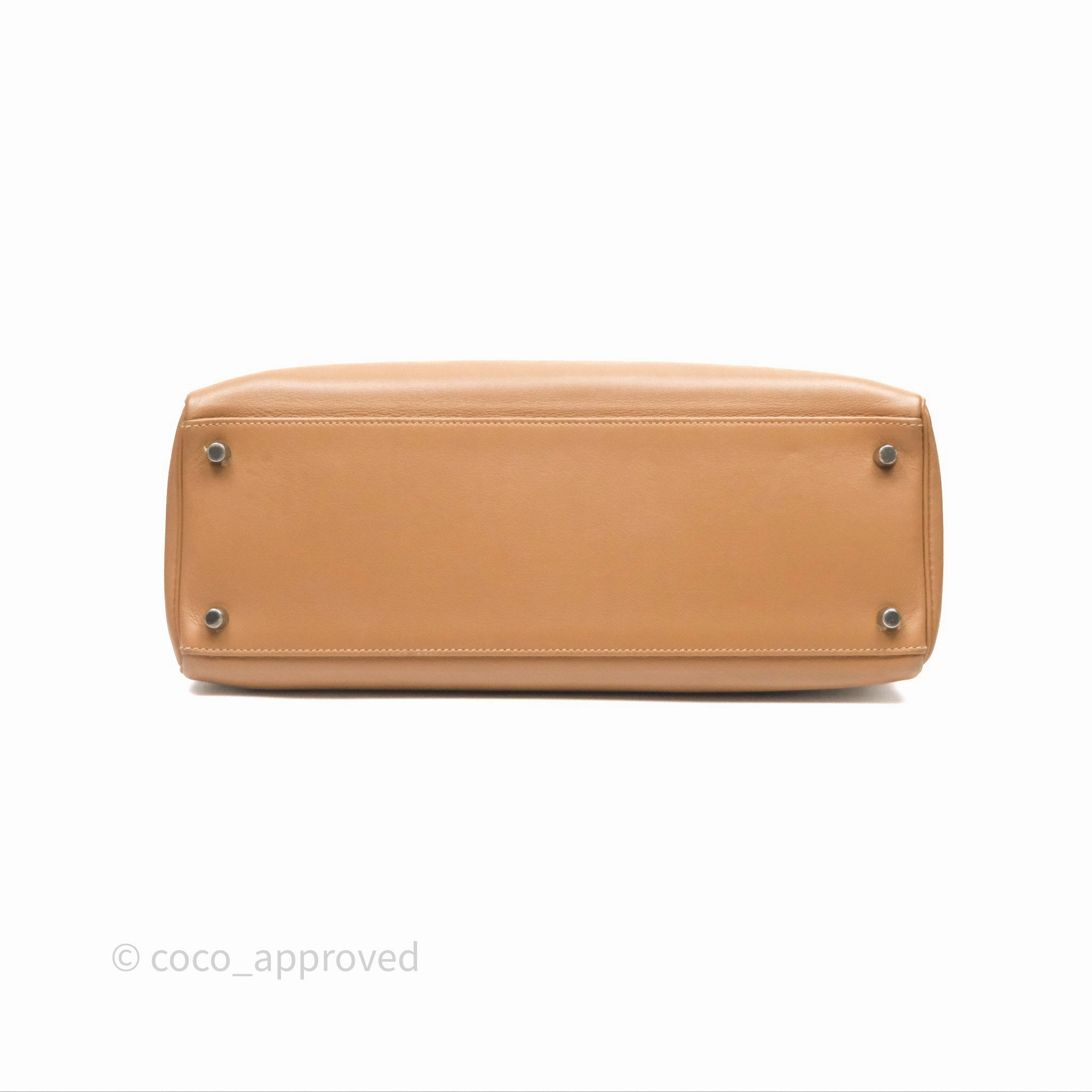 Herms Kelly 35 Retourne Chai 0M Evercolor Palladium Hardware