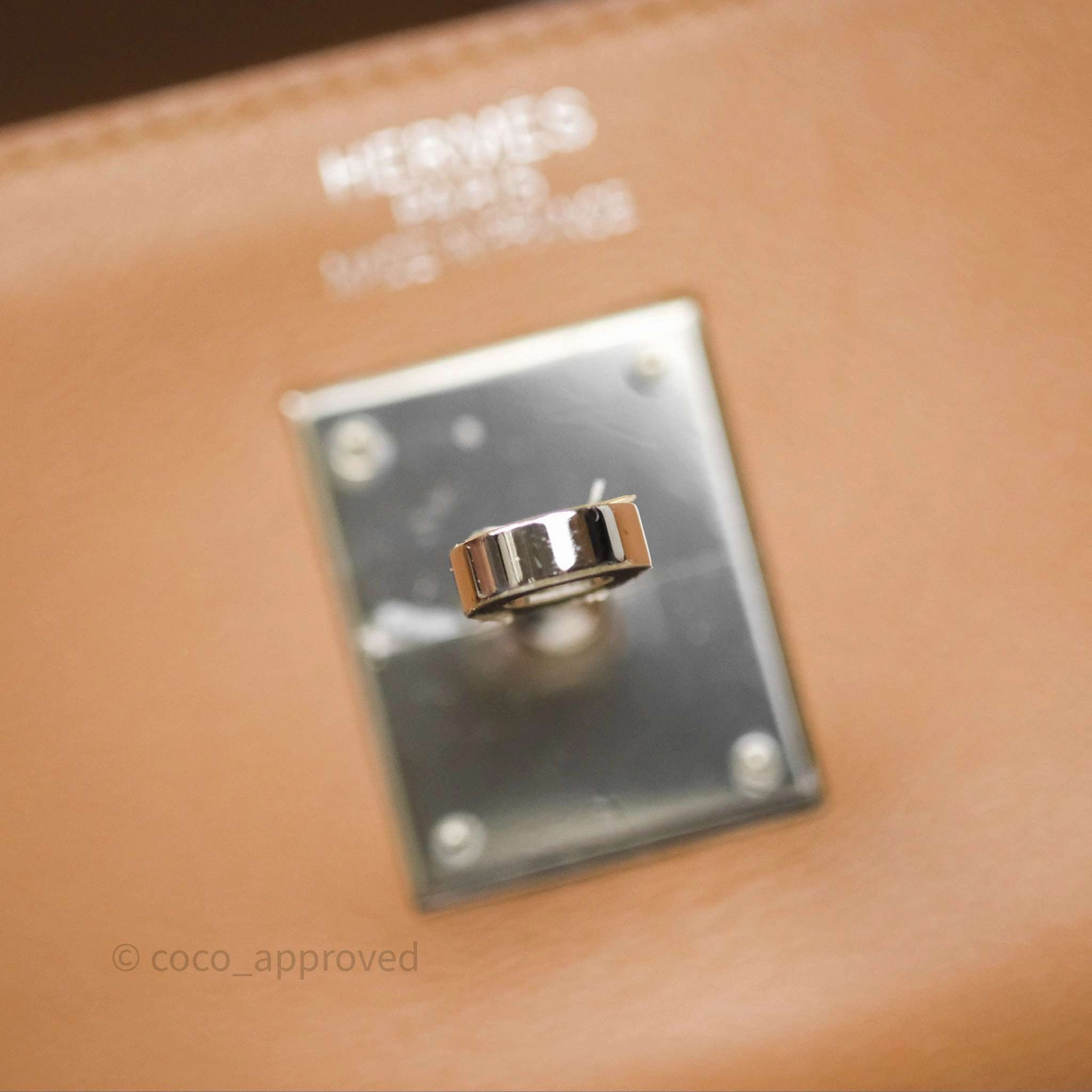 Herms Kelly 35 Retourne Chai 0M Evercolor Palladium Hardware