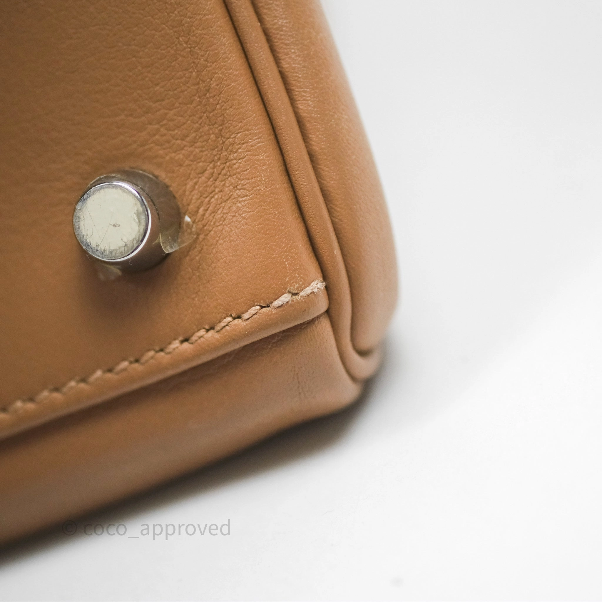 Herms Kelly 35 Retourne Chai 0M Evercolor Palladium Hardware