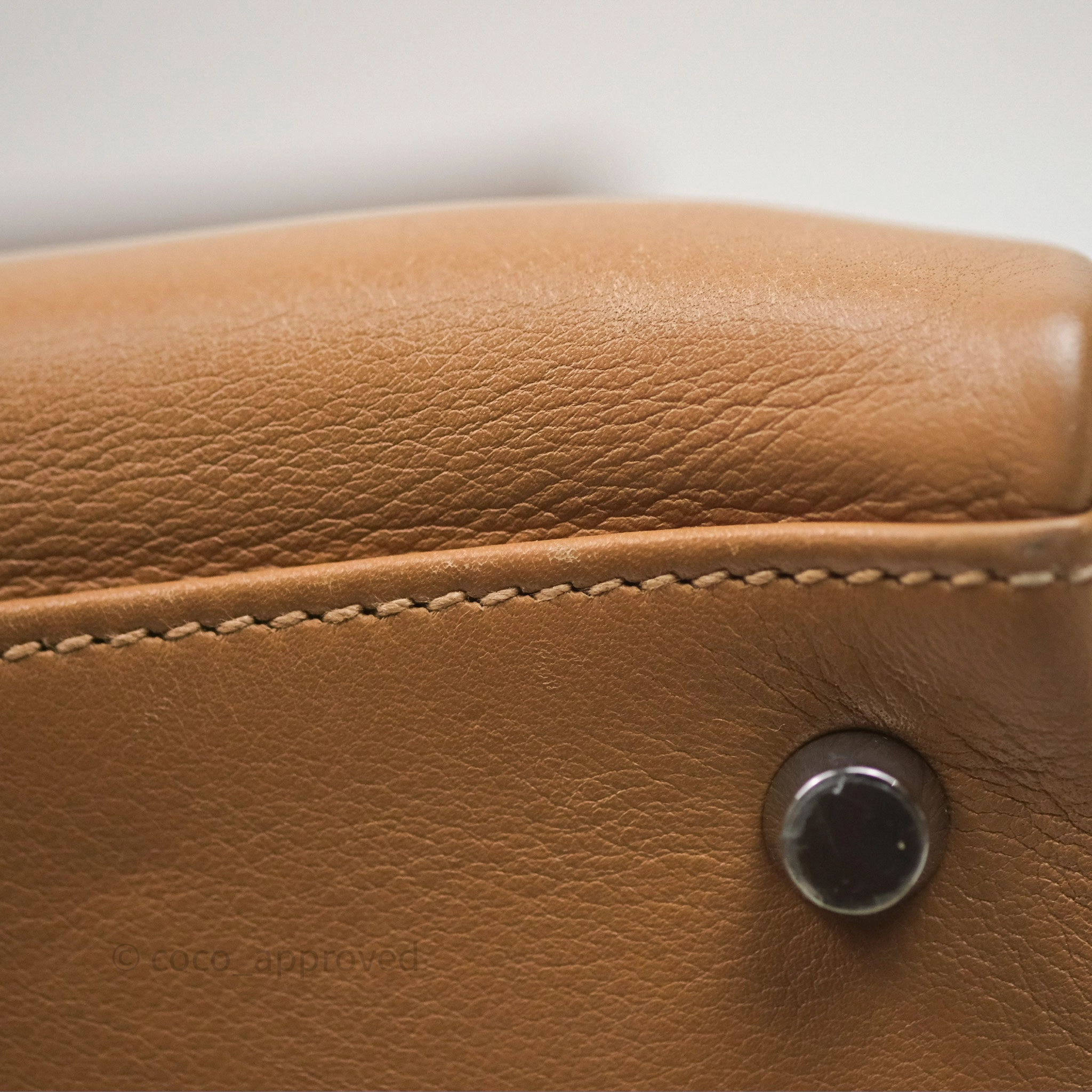 Herms Kelly 35 Retourne Chai 0M Evercolor Palladium Hardware