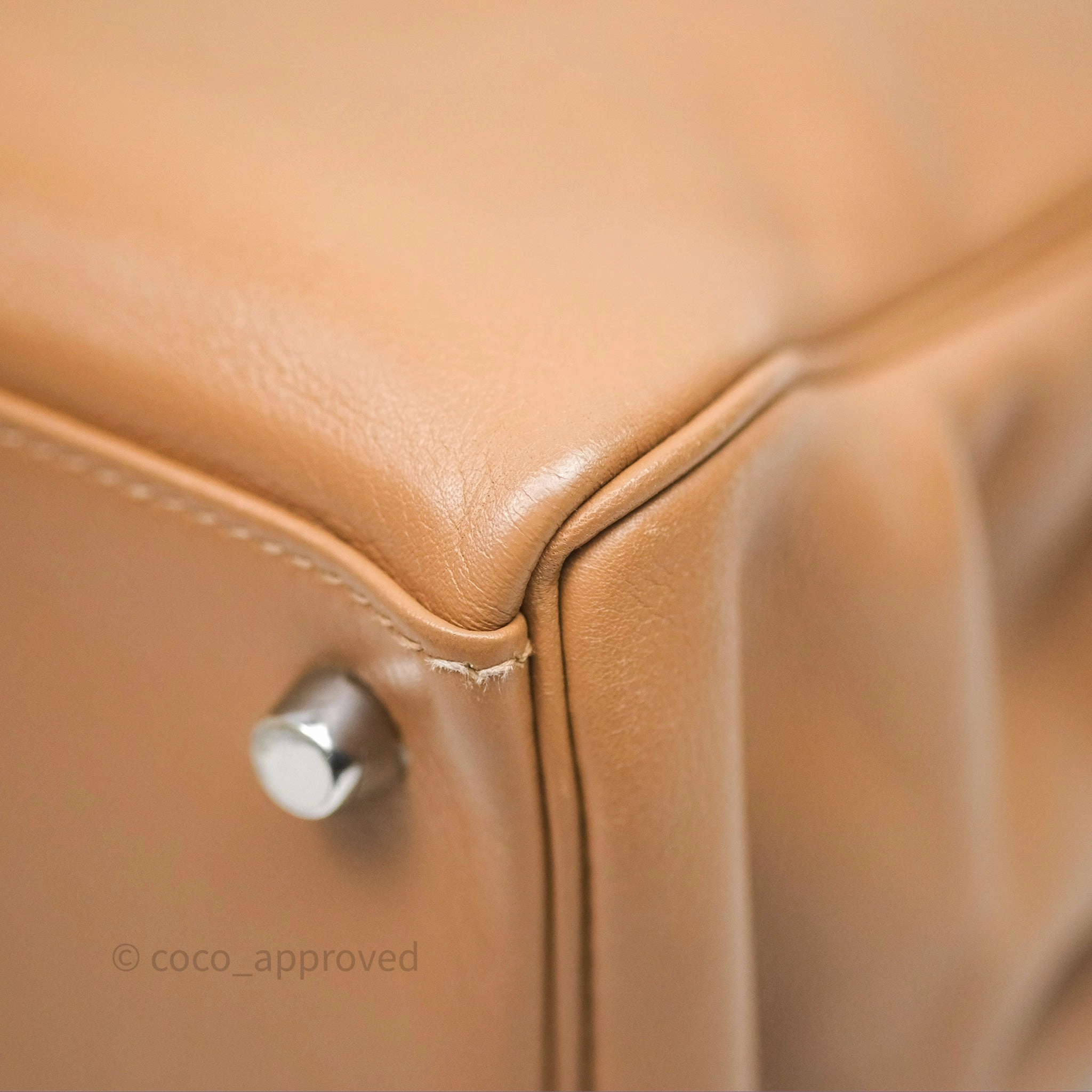 Herms Kelly 35 Retourne Chai 0M Evercolor Palladium Hardware