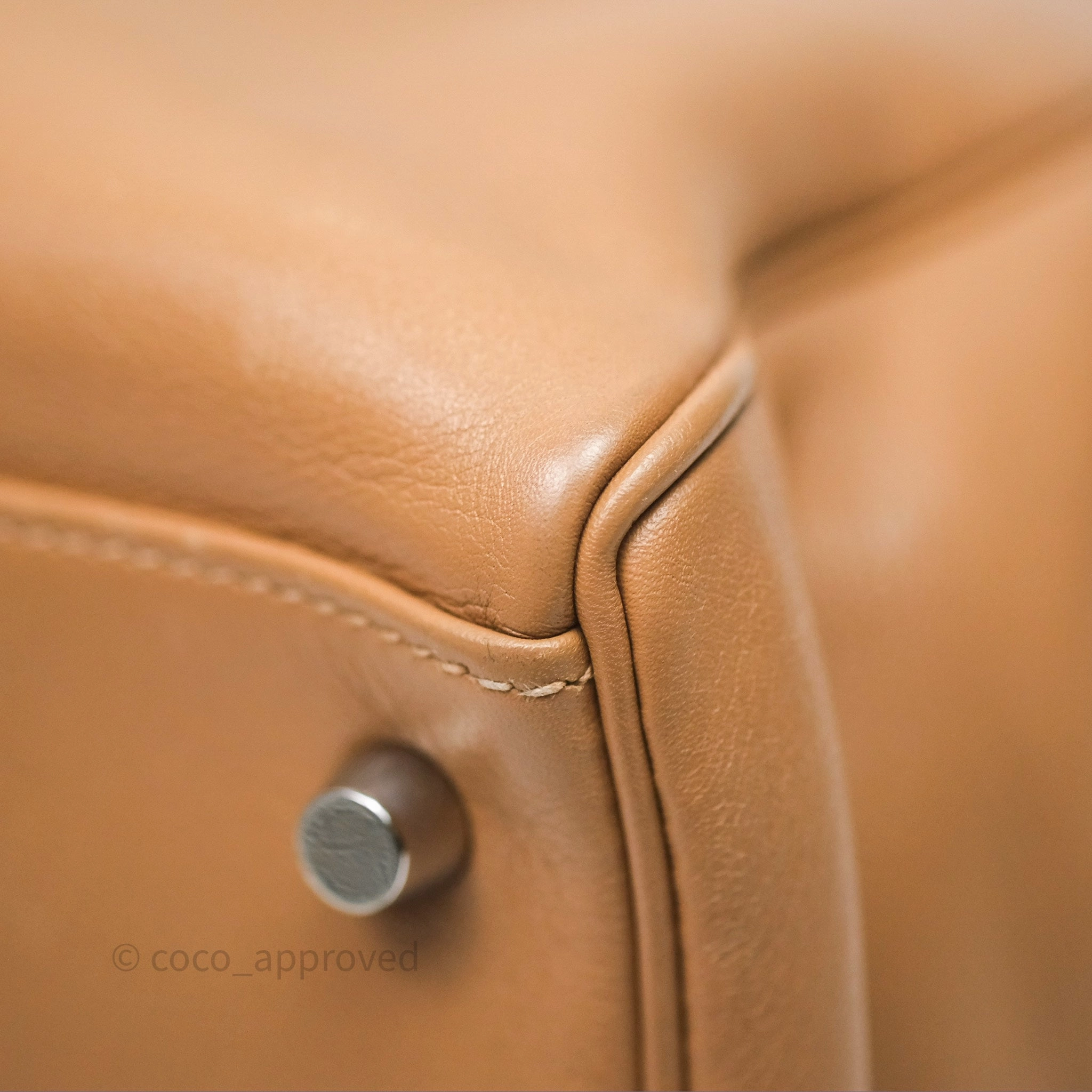 Herms Kelly 35 Retourne Chai 0M Evercolor Palladium Hardware