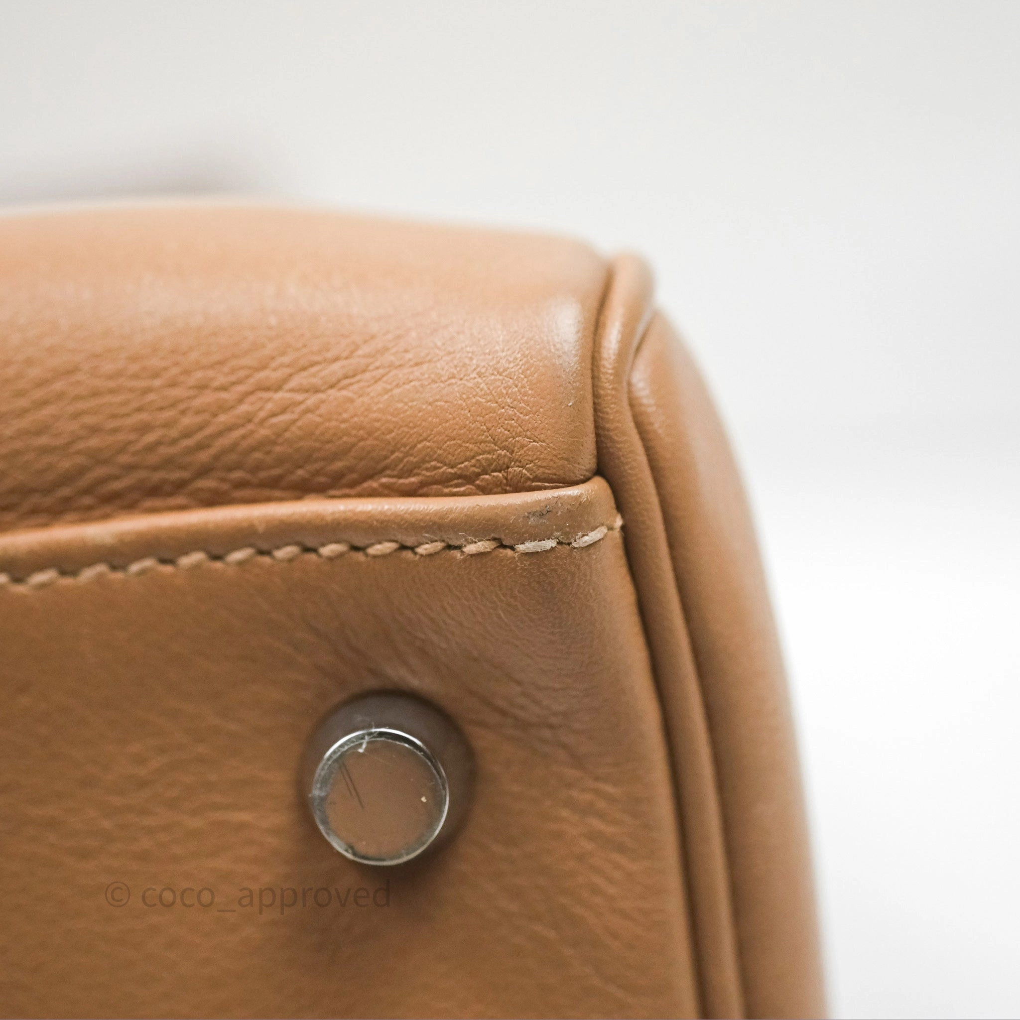 Herms Kelly 35 Retourne Chai 0M Evercolor Palladium Hardware
