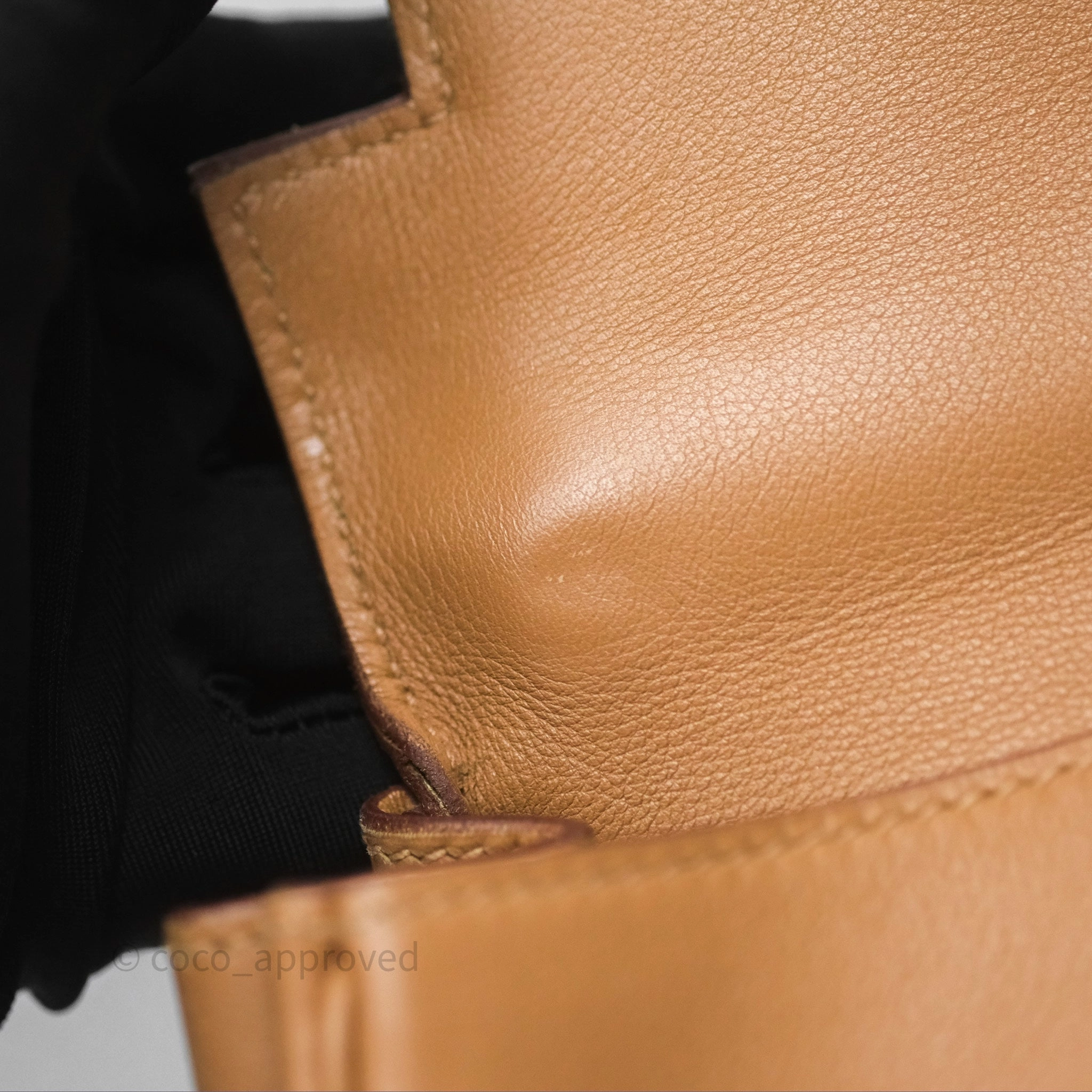 Herms Kelly 35 Retourne Chai 0M Evercolor Palladium Hardware