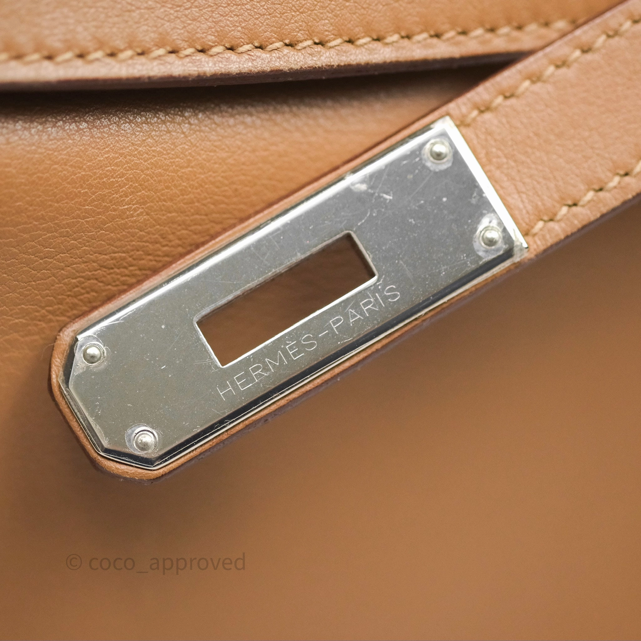 Herms Kelly 35 Retourne Chai 0M Evercolor Palladium Hardware