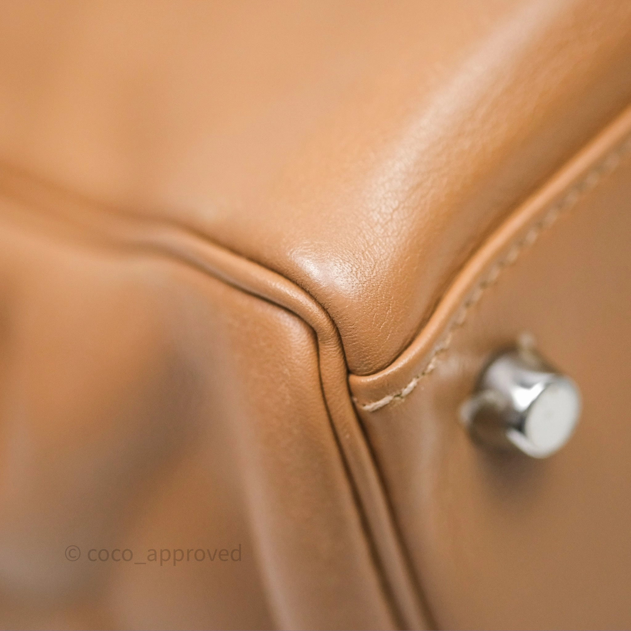 Herms Kelly 35 Retourne Chai 0M Evercolor Palladium Hardware