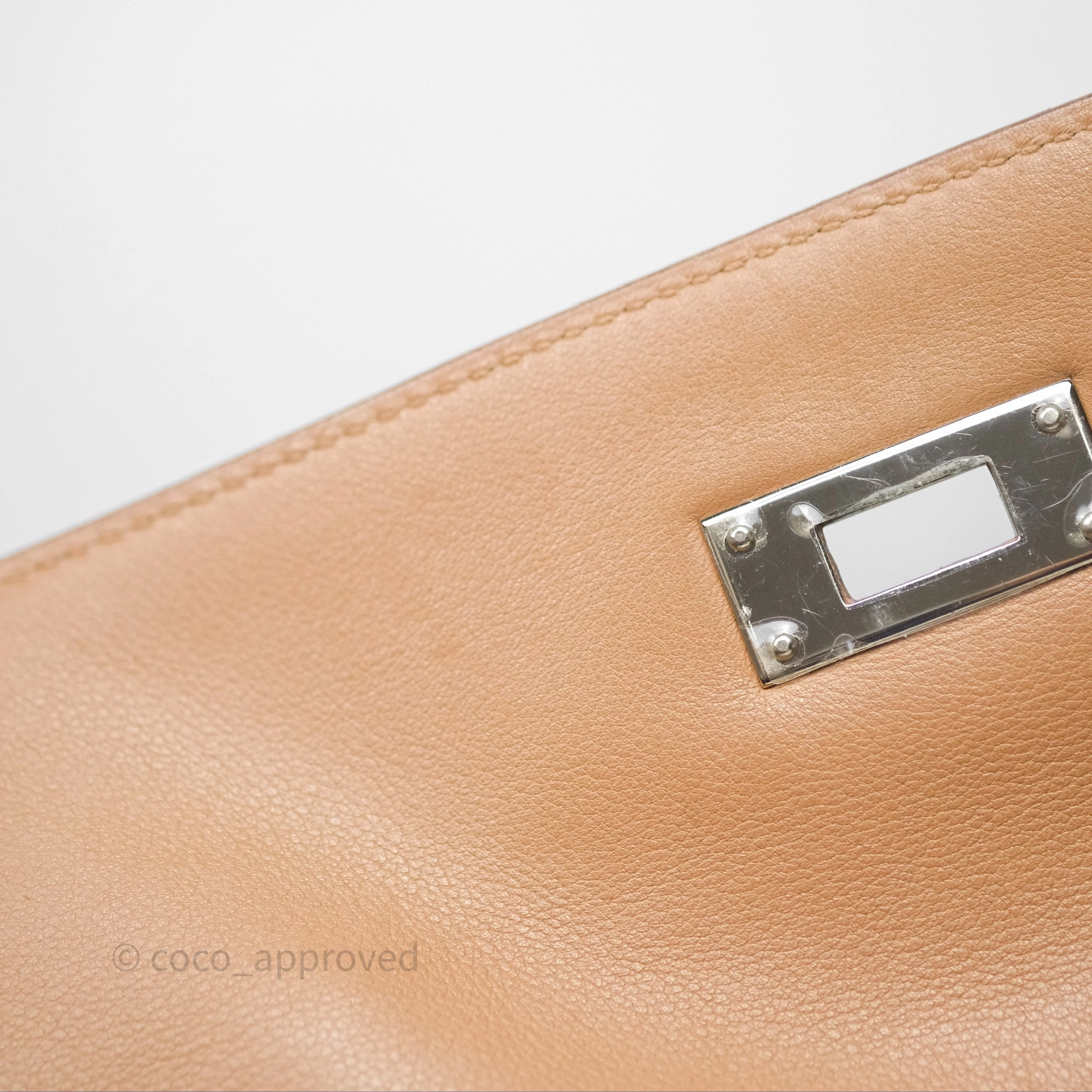 Herms Kelly 35 Retourne Chai 0M Evercolor Palladium Hardware