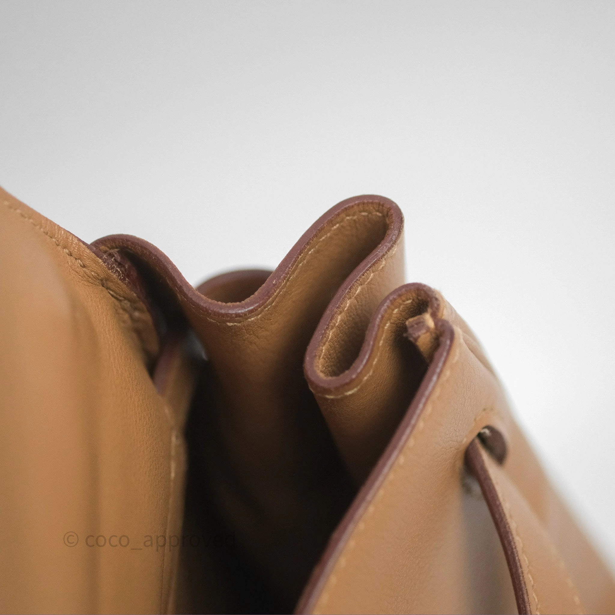 Herms Kelly 35 Retourne Chai 0M Evercolor Palladium Hardware