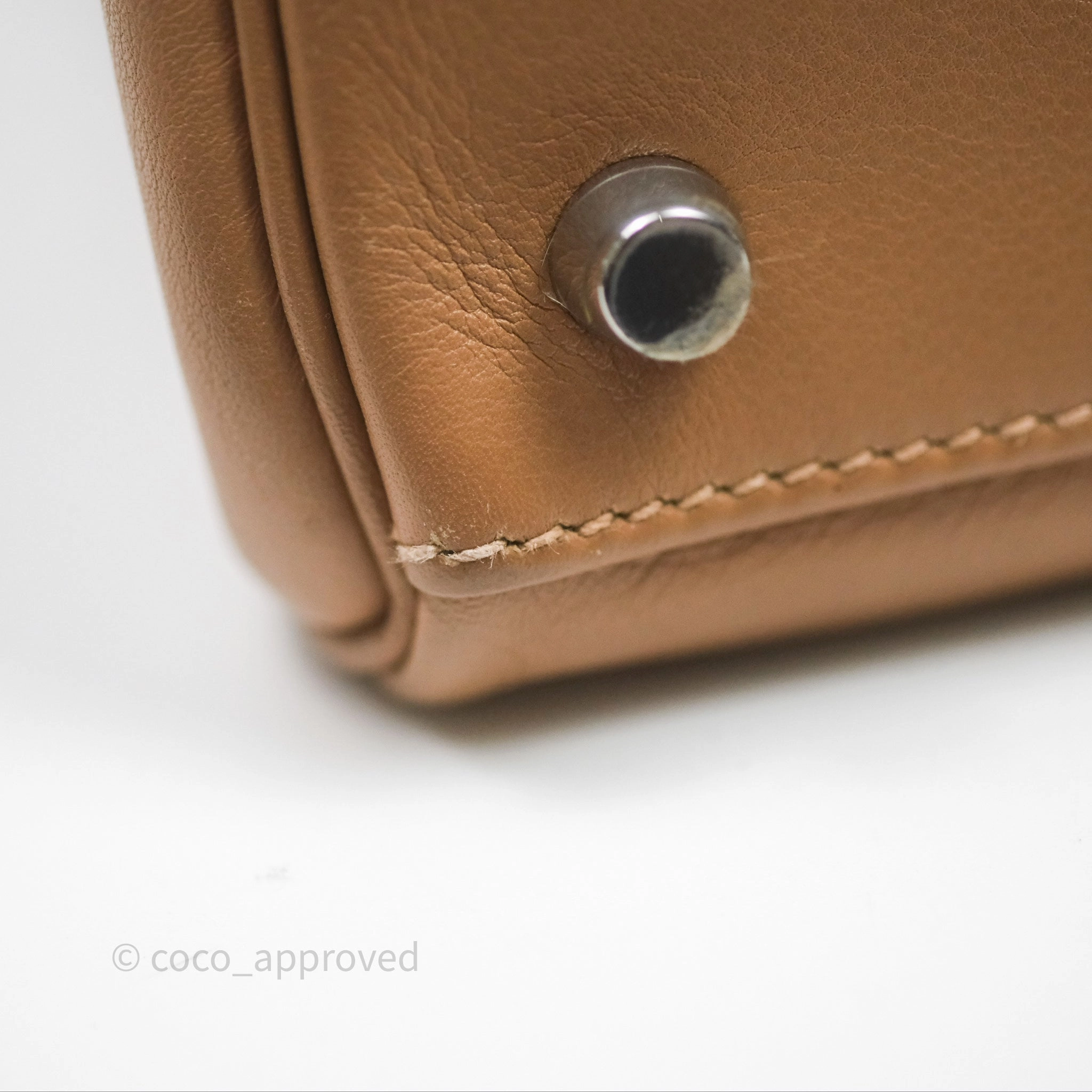 Herms Kelly 35 Retourne Chai 0M Evercolor Palladium Hardware