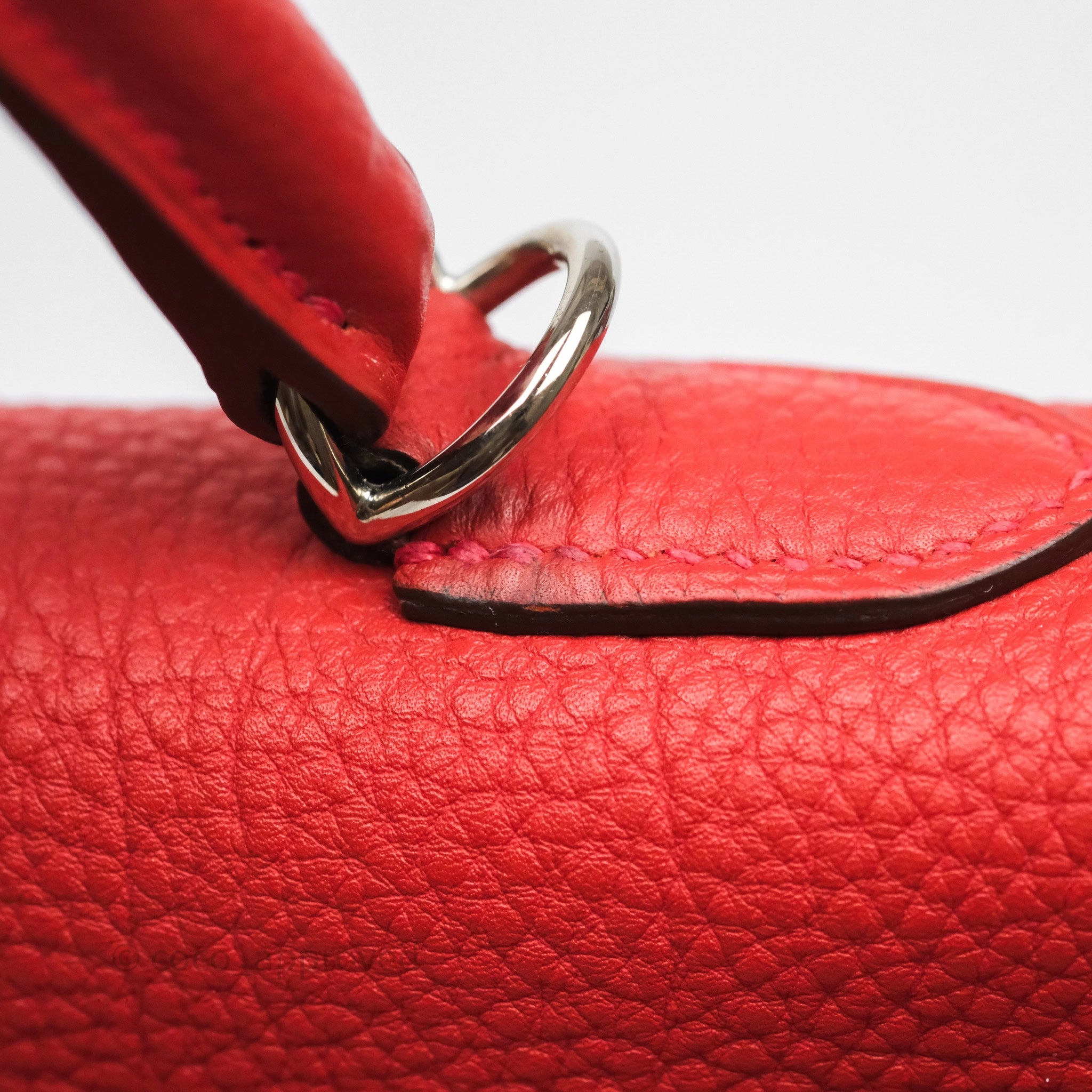 Herms Kelly 35 Retourne Red Togo Palladium Hardware