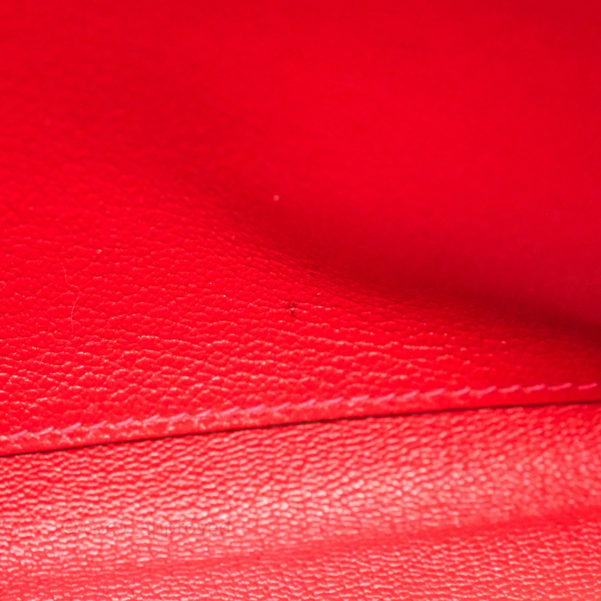 Herms Kelly 35 Retourne Red Togo Palladium Hardware