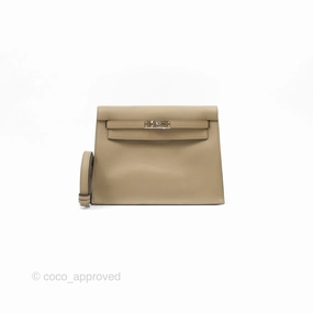 Herms Kelly Danse II Bag Beige Marfa Palladium Hardware